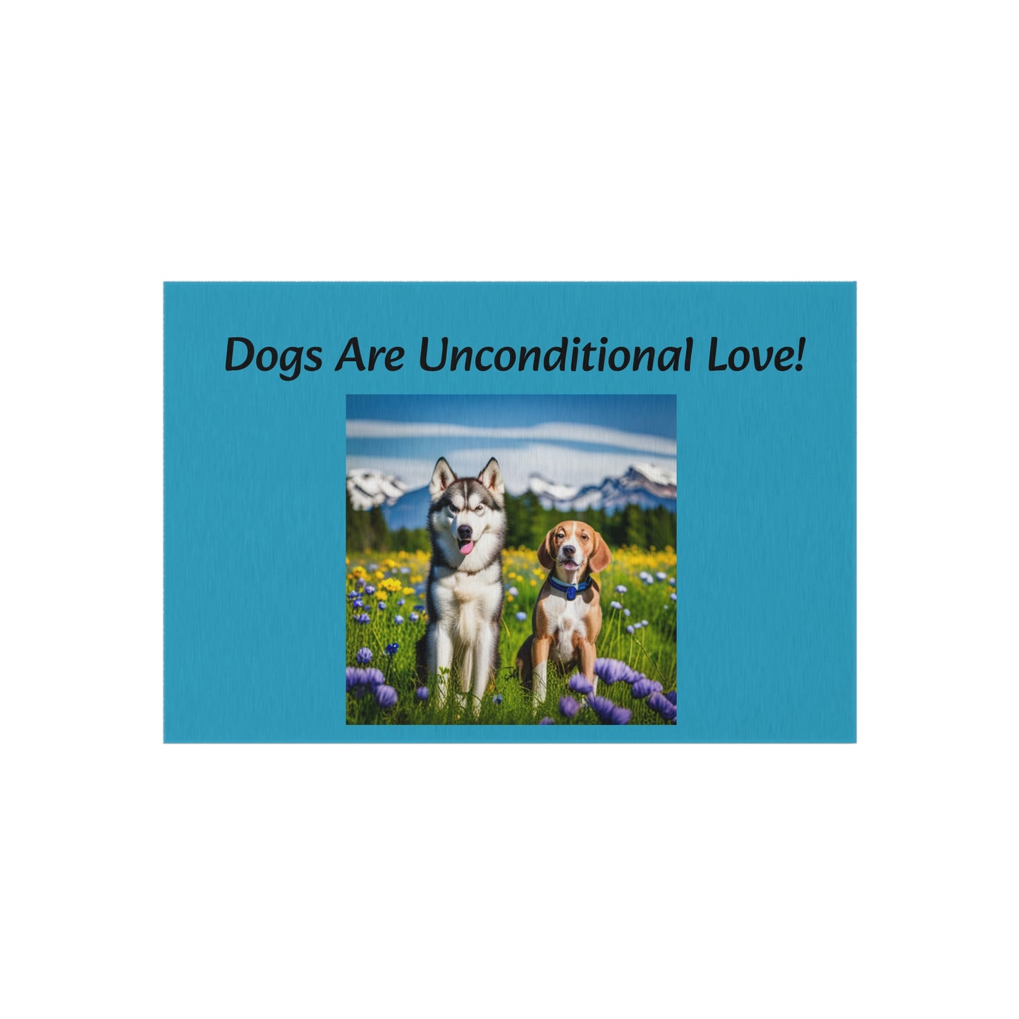 Outdoor Rug (Dogs Love)