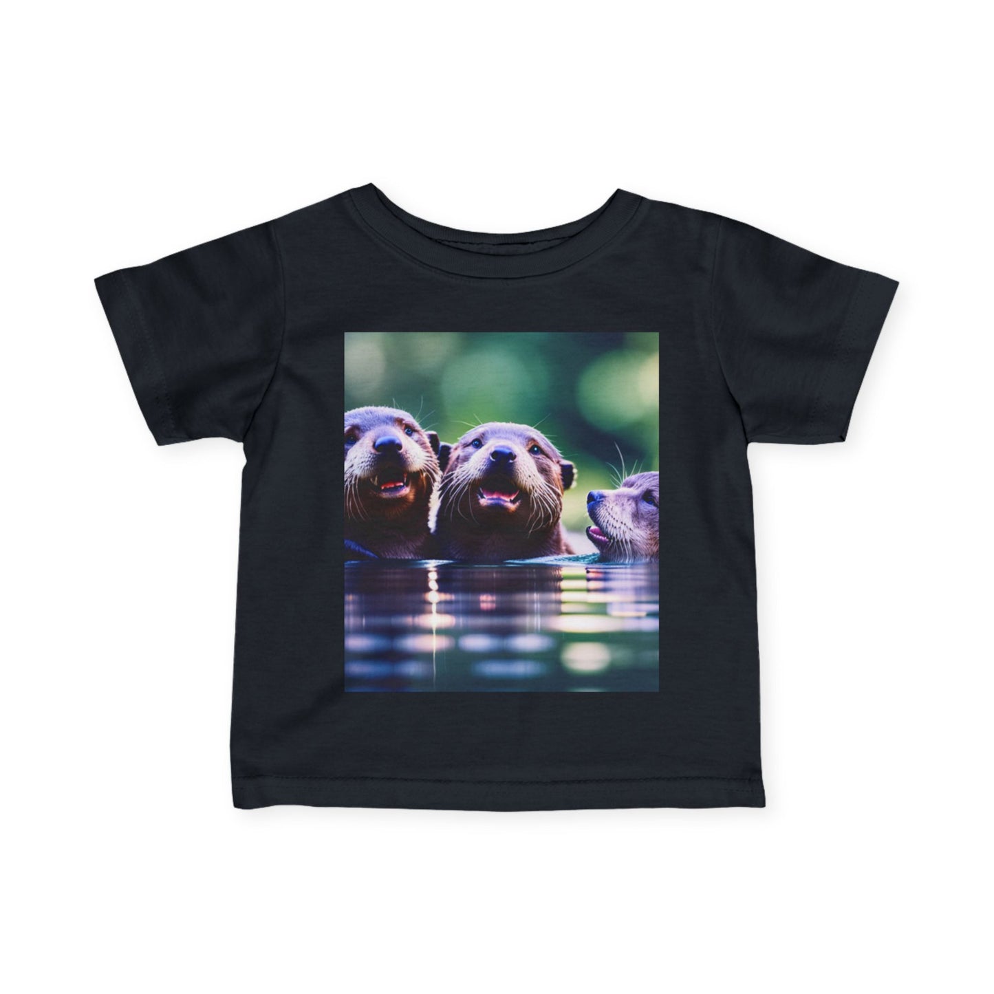 Infant Fine Jersey Tee (Otters)