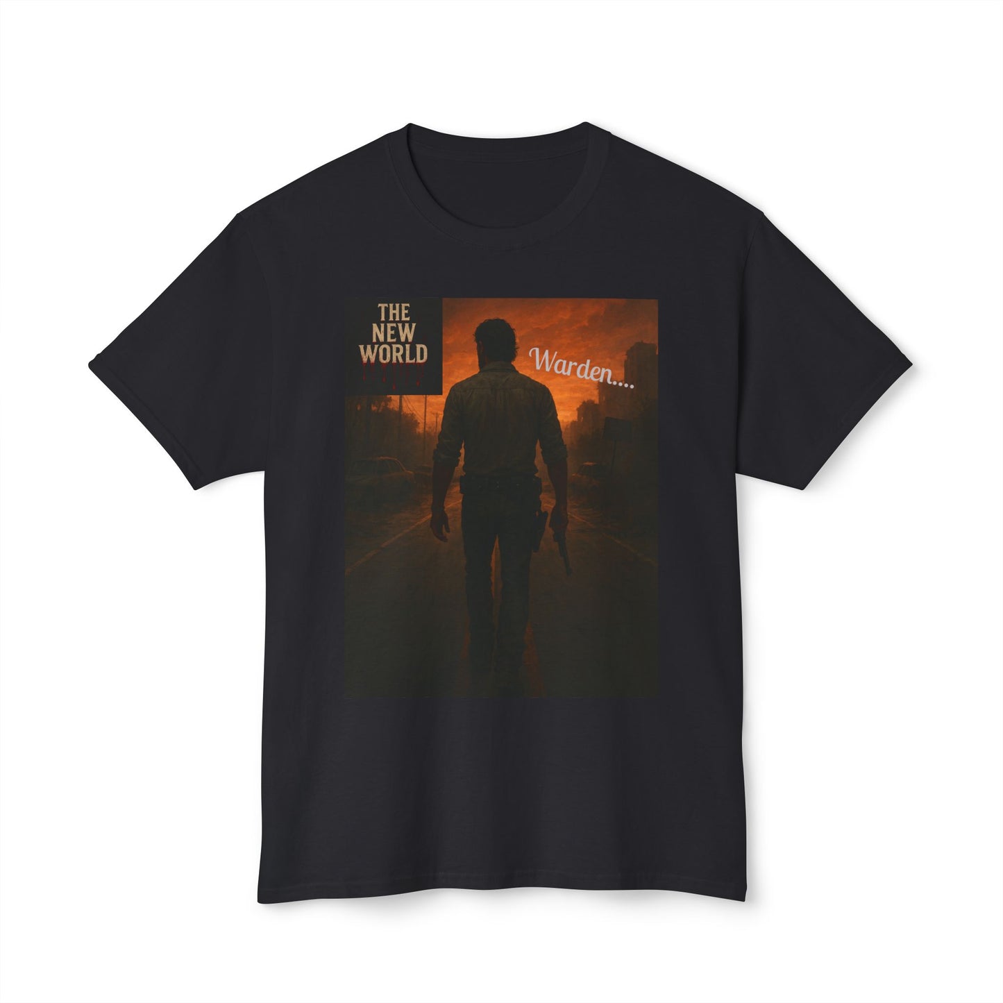 Lone Warden – Code of the New World Tee