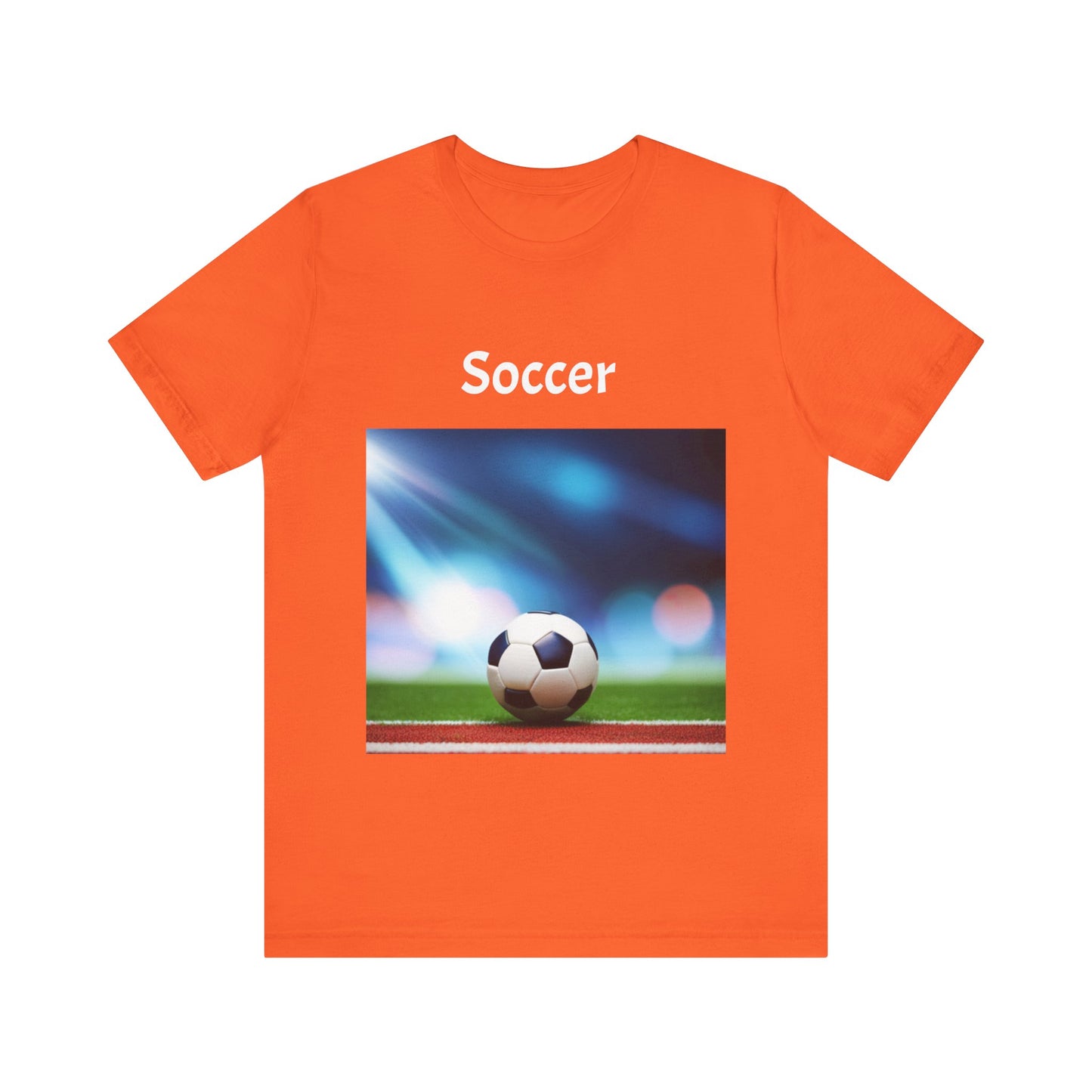 Unisex Jersey Short Sleeve Tee (Soccer Ball)