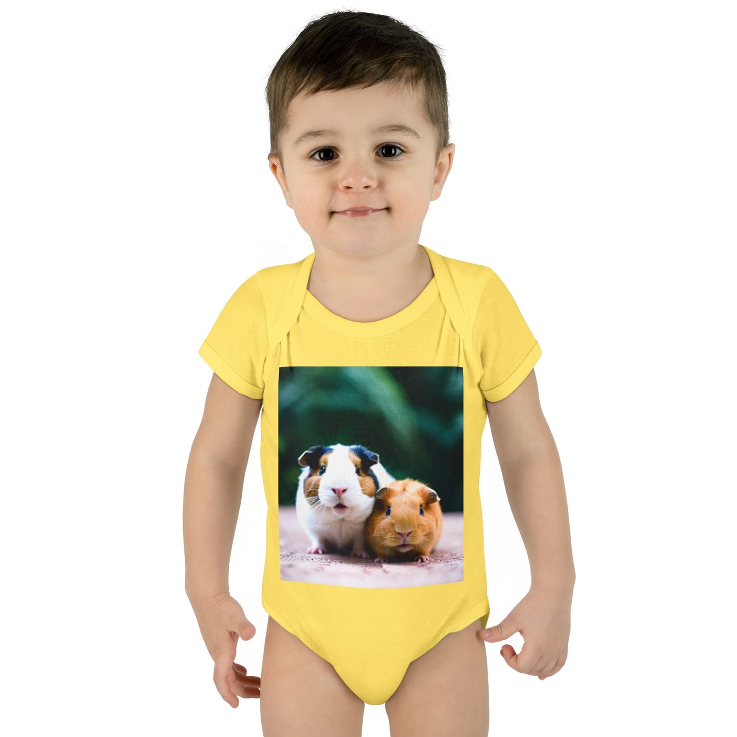 Infant Baby Rib Bodysuit (Guinea Pigs)