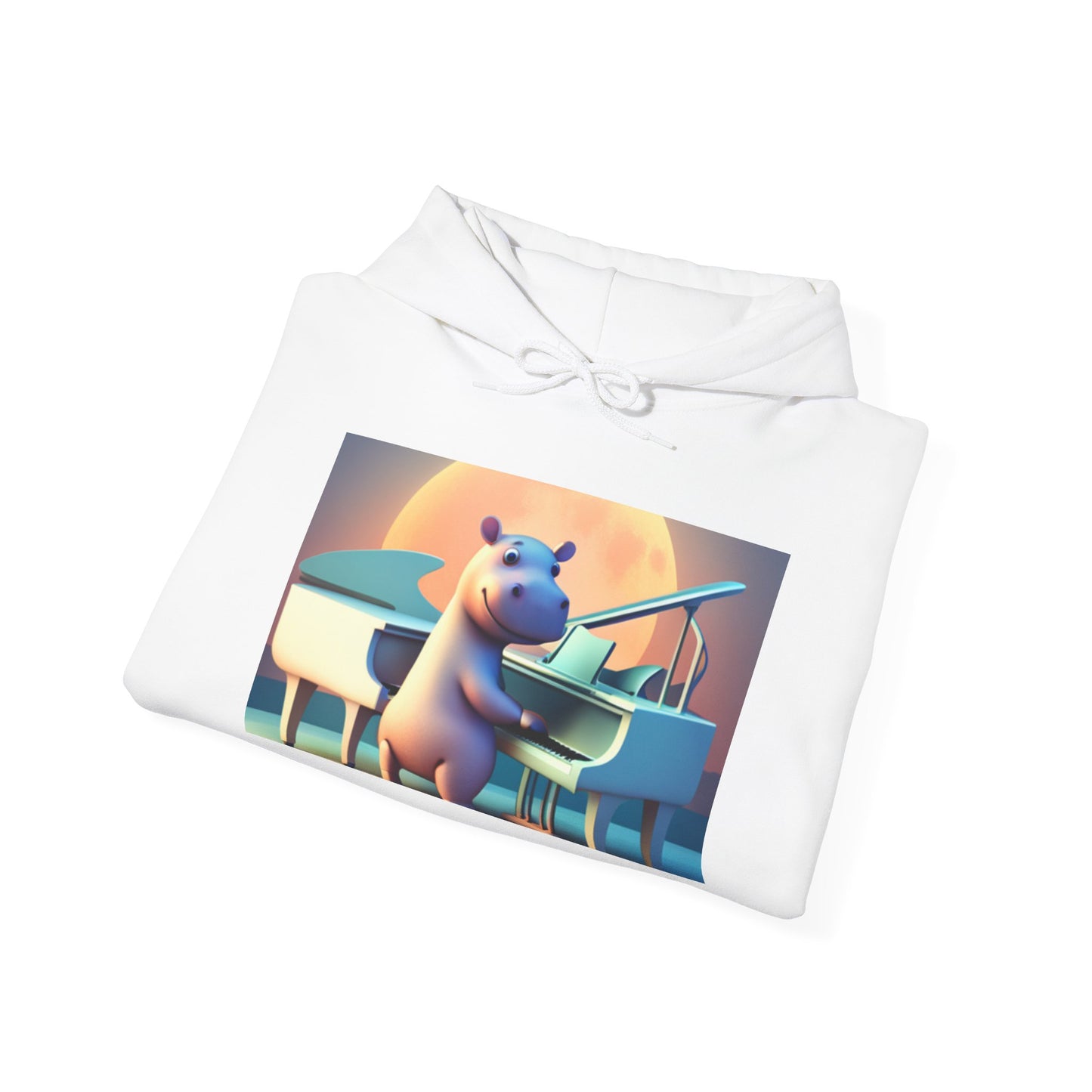 Unisex Heavy Blend™ Hooded Sweatshirt (Hippo)