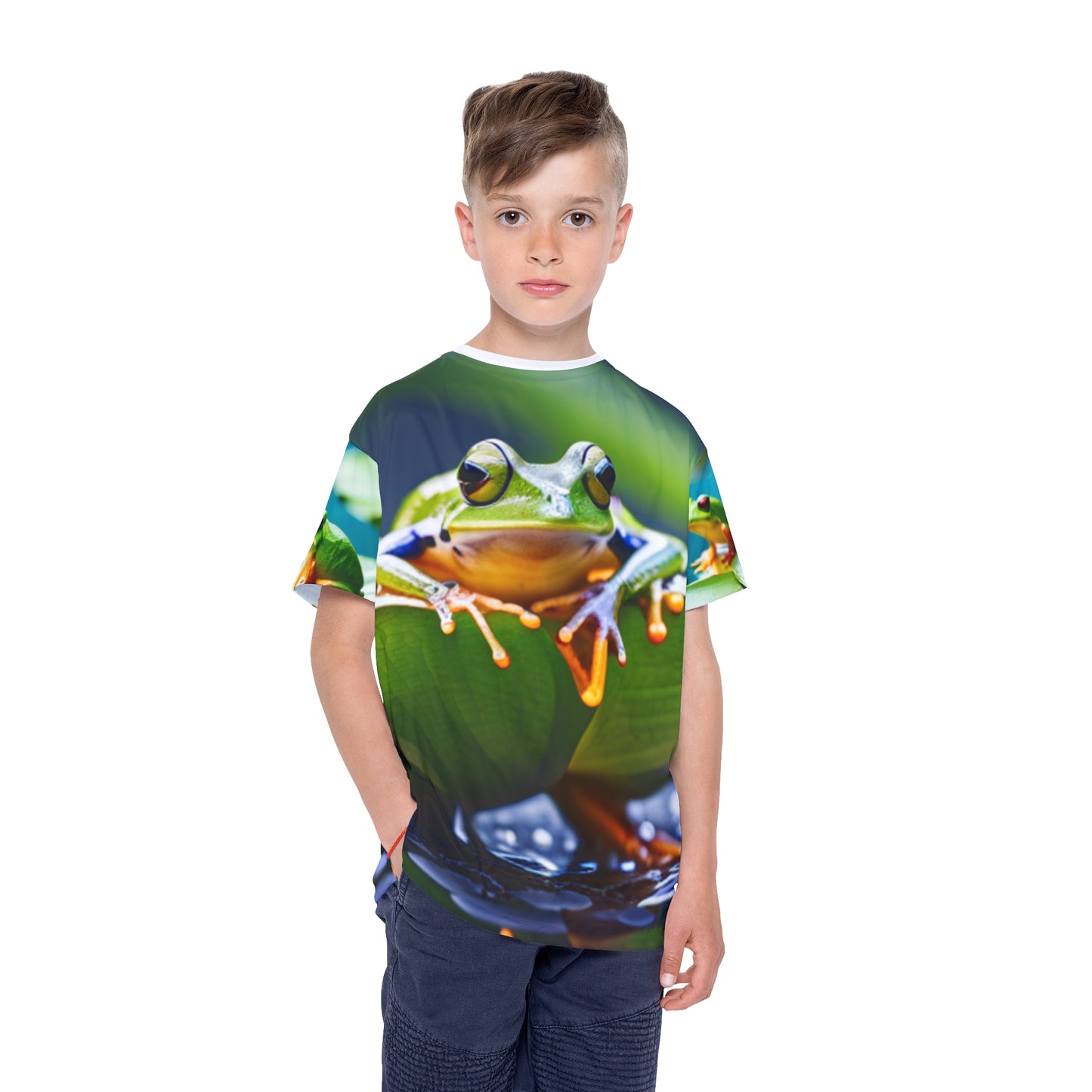 Kids Sports Jersey (AOP) (Frog)