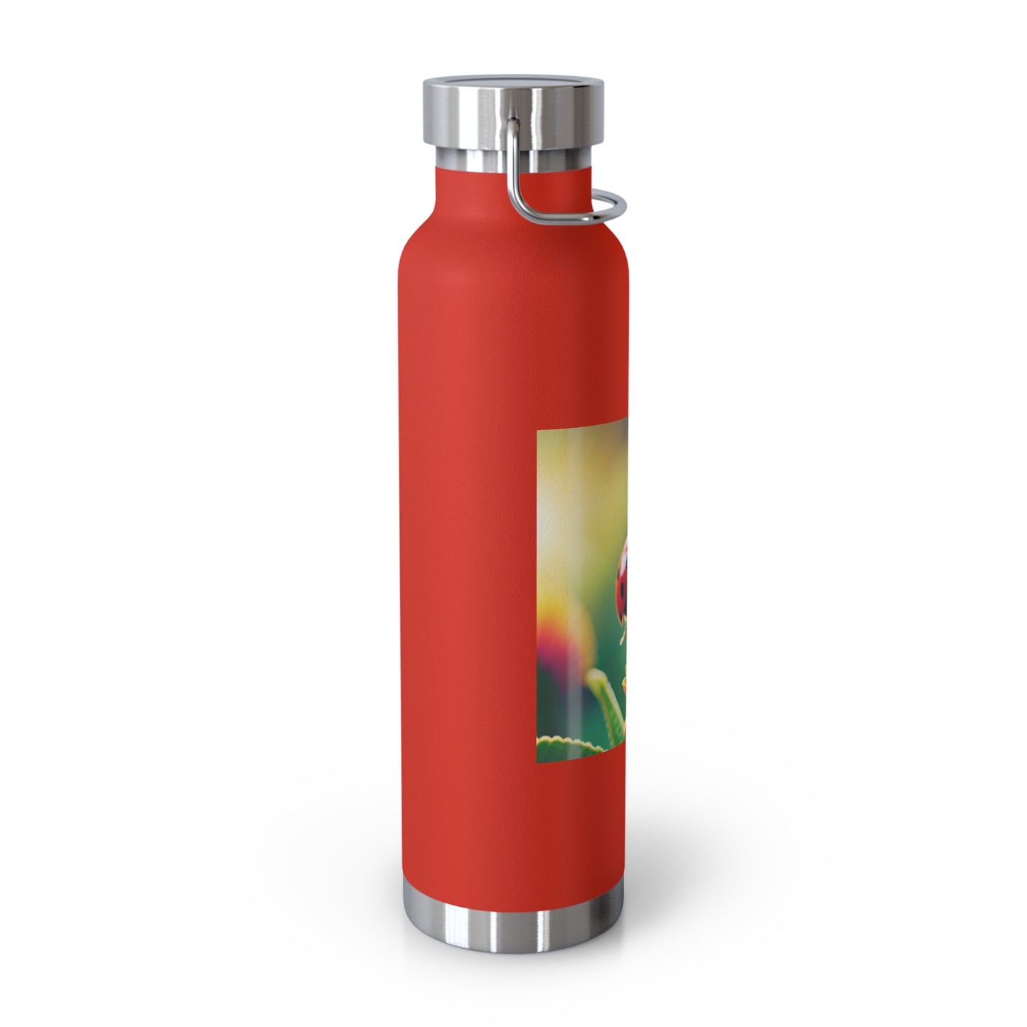 Copper Vacuum Insulated Bottle, 22oz (Lady Bug)