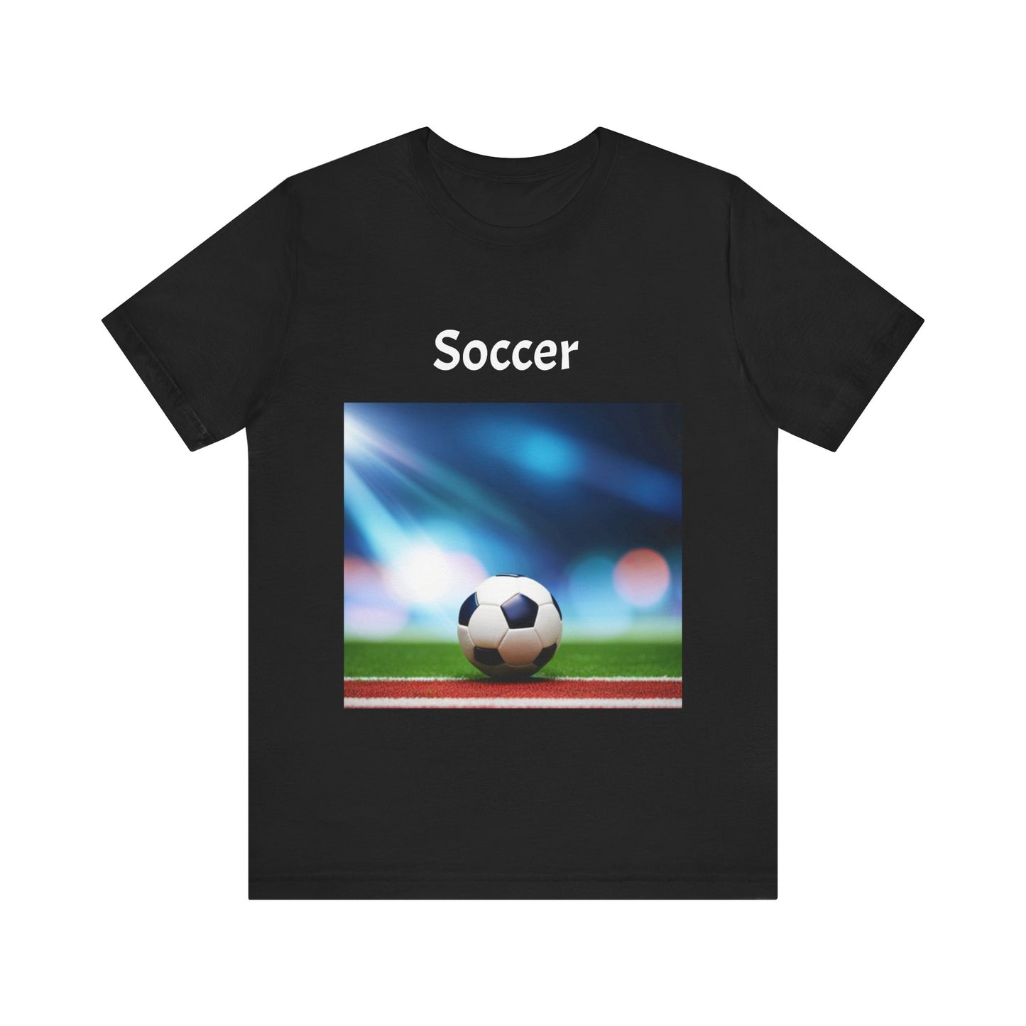 Unisex Jersey Short Sleeve Tee (Soccer Ball)