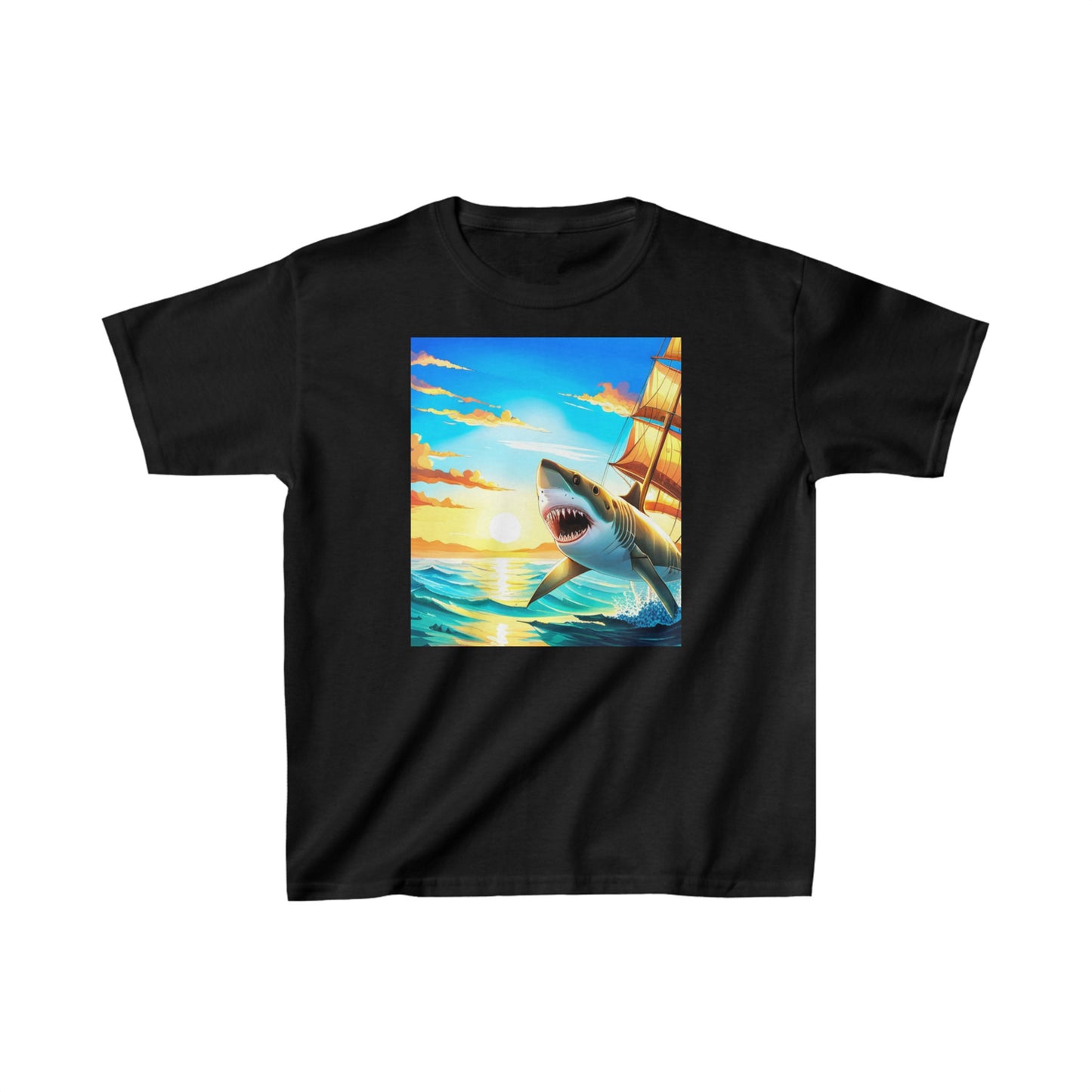 Kids Heavy Cotton™ Tee (Shark)