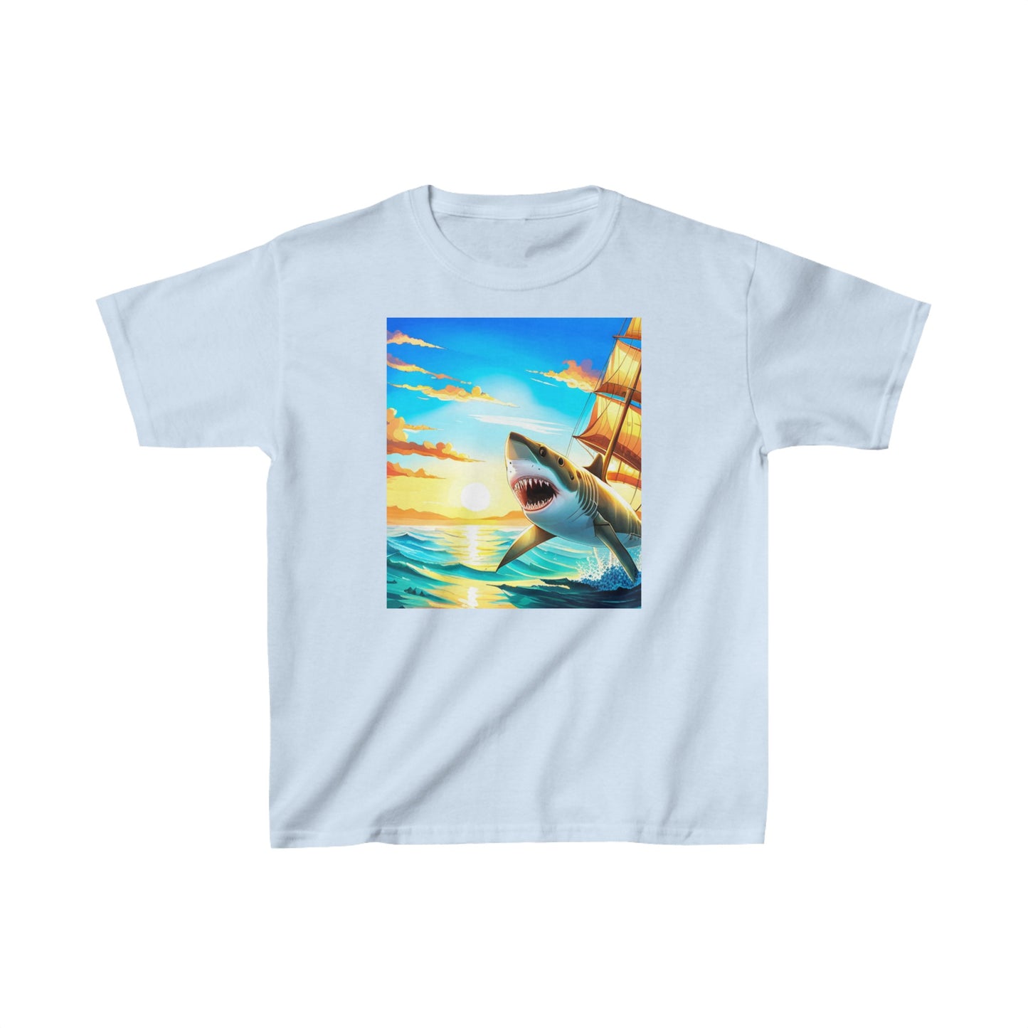 Kids Heavy Cotton™ Tee (Shark)