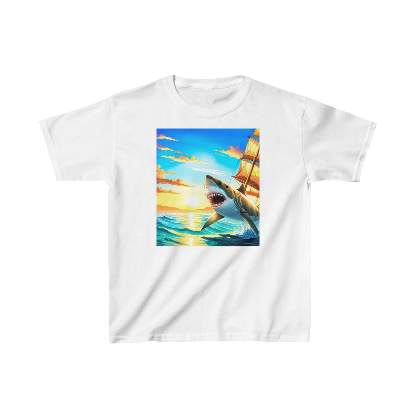 Kids Heavy Cotton™ Tee (Shark)