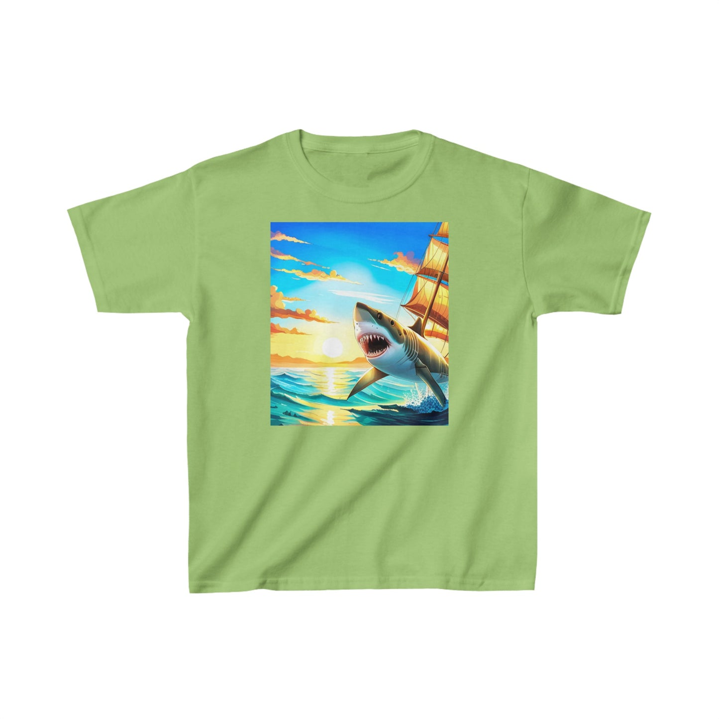 Kids Heavy Cotton™ Tee (Shark)