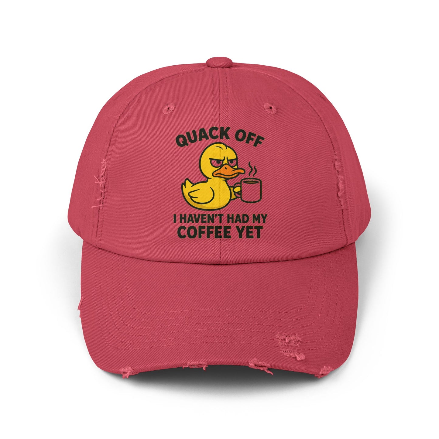 Quack Off Coffee Cap – Funny Unisex Baseball Hat