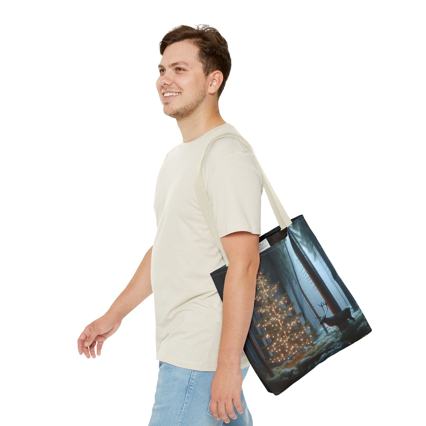 Tote Bag (AOP) (Reindeer)
