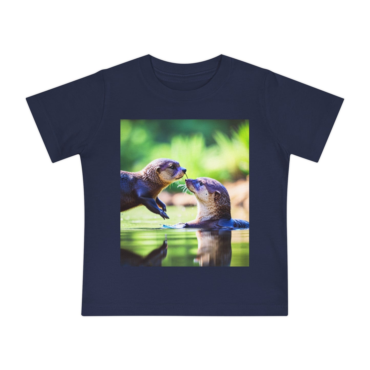 Baby Short Sleeve T-Shirt (River Otter)