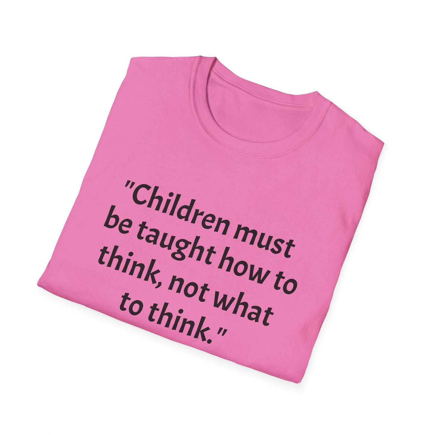 Unisex Softstyle T-Shirt (How to think)