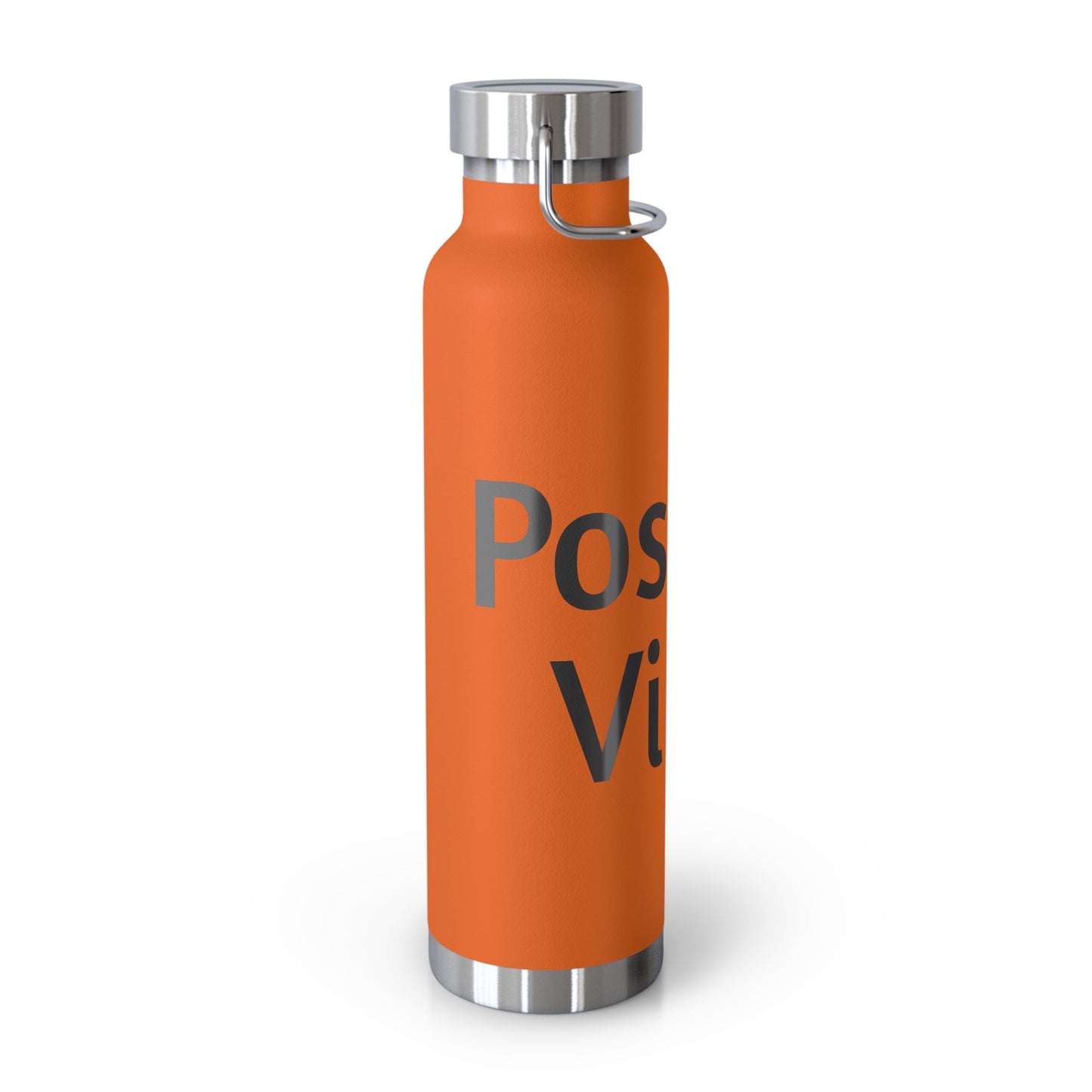 Copper Vacuum Insulated Bottle, 22oz (Positive Vibes)