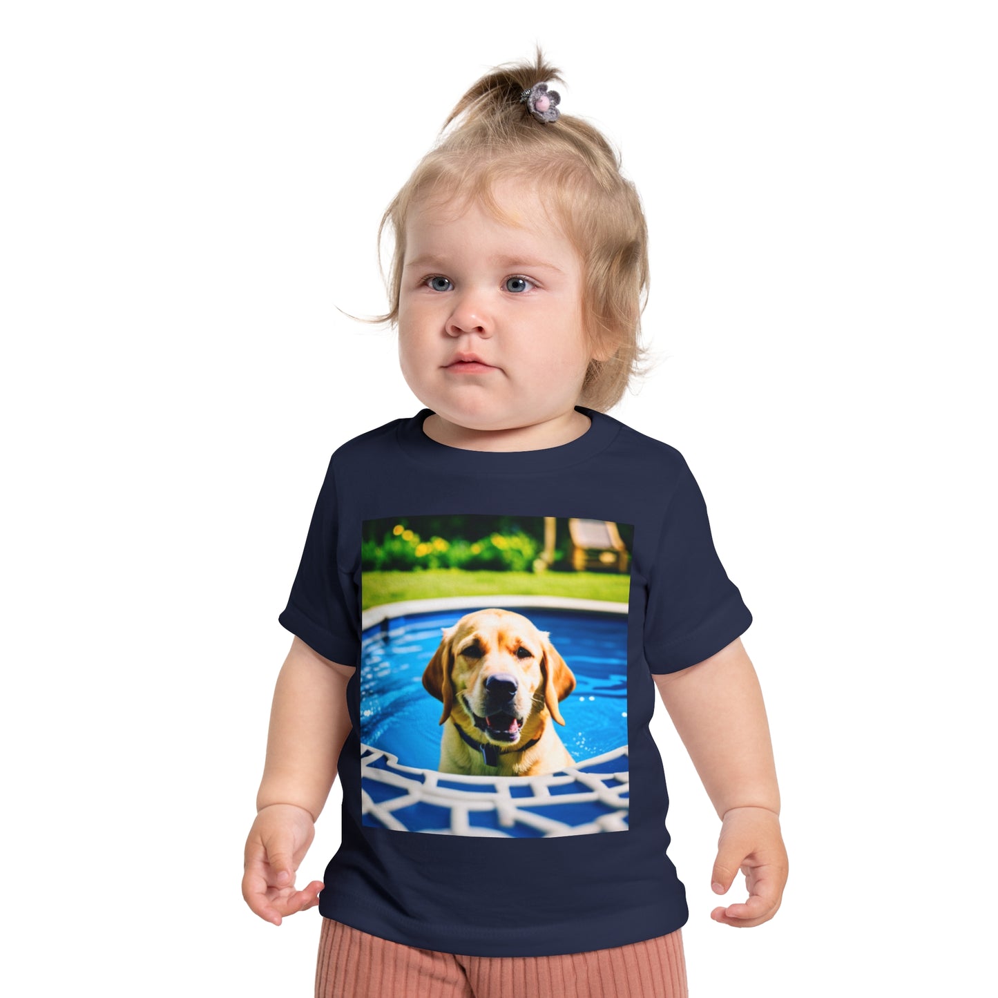 Baby Short Sleeve T-Shirt (Yellow Lab)