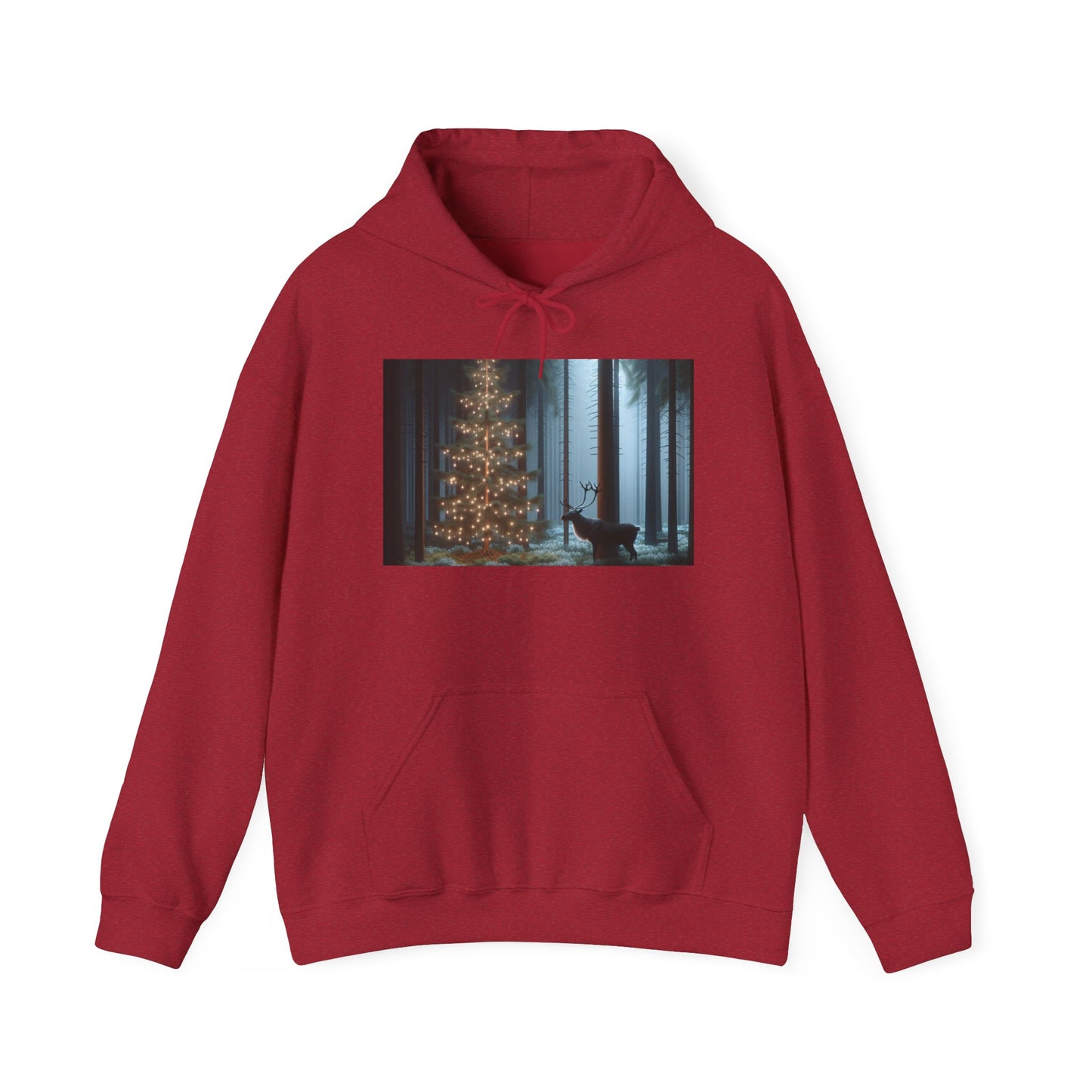 Unisex Heavy Blend™ Hooded Sweatshirt (Tree/Deer)
