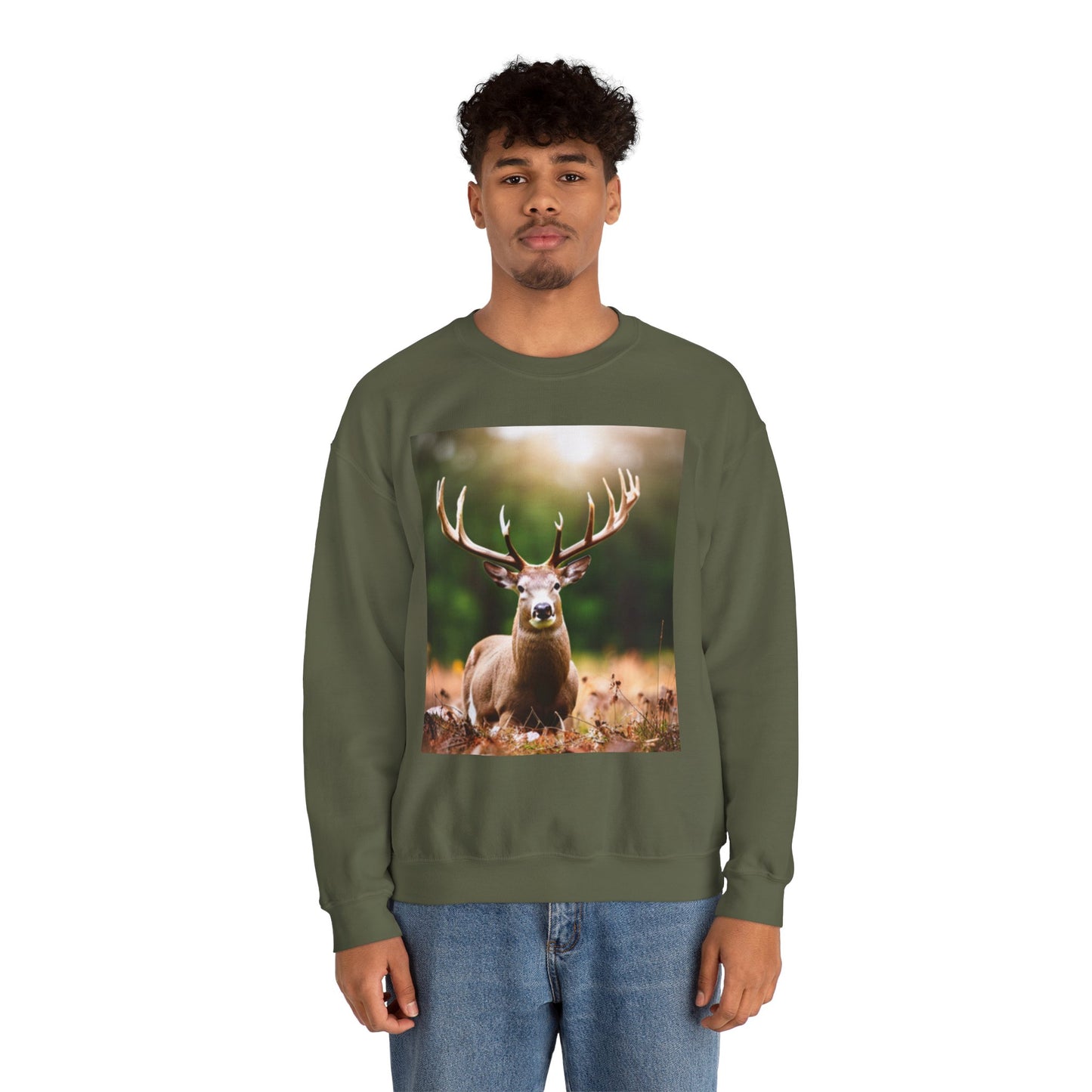 Unisex Heavy Blend™ Crewneck Sweatshirt (Deer)