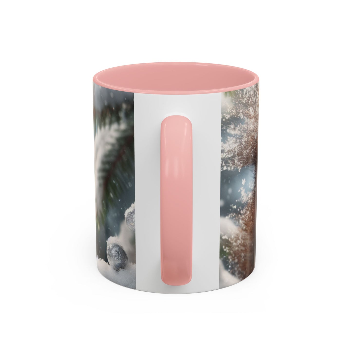 Accent Coffee Mug (11, 15oz) (Santa Squirrel)