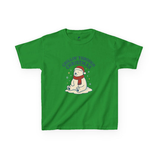 Chillin’ Through Christmas Polar Bear Kids Tee