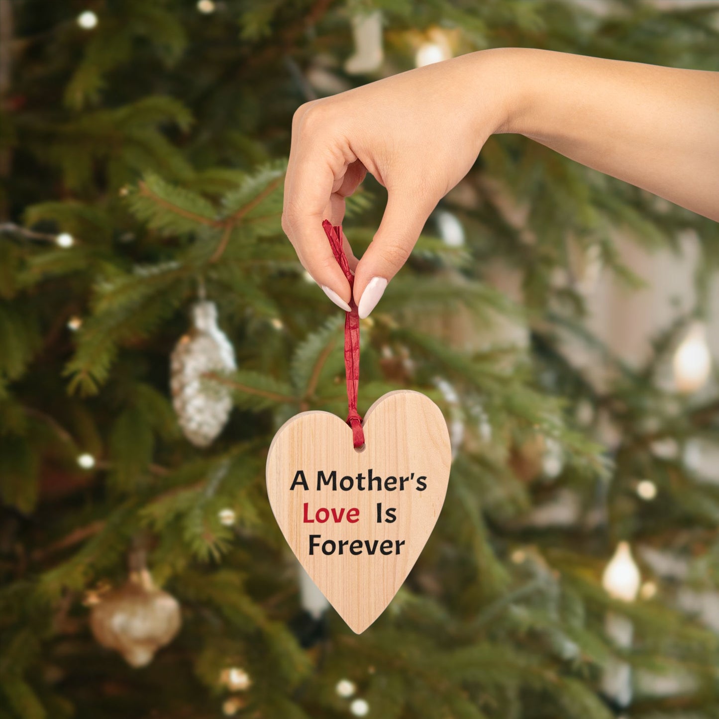 Wooden Ornaments (Mother's Love)