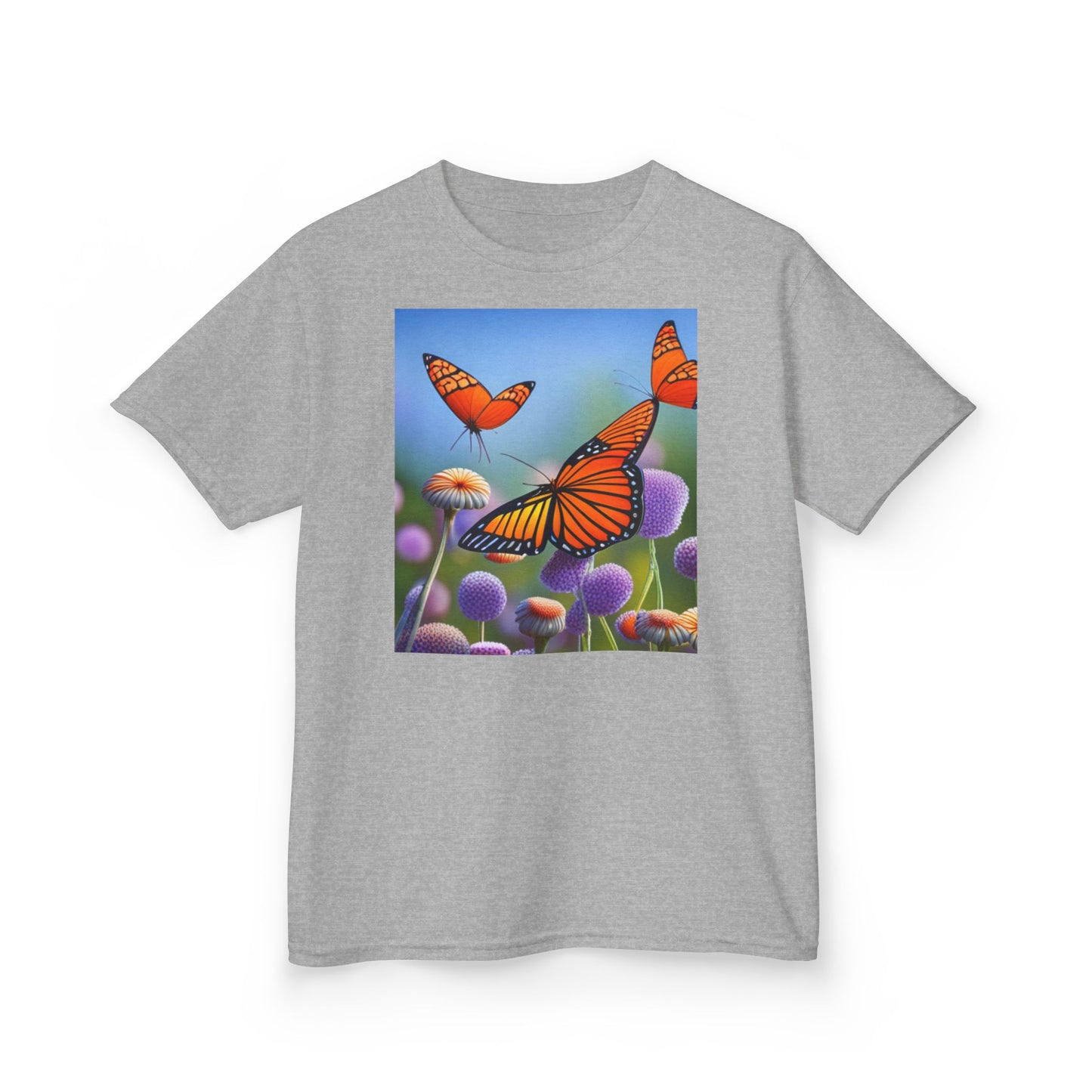 Kids Heavy Cotton™ Tee (Monarch Butterfly)