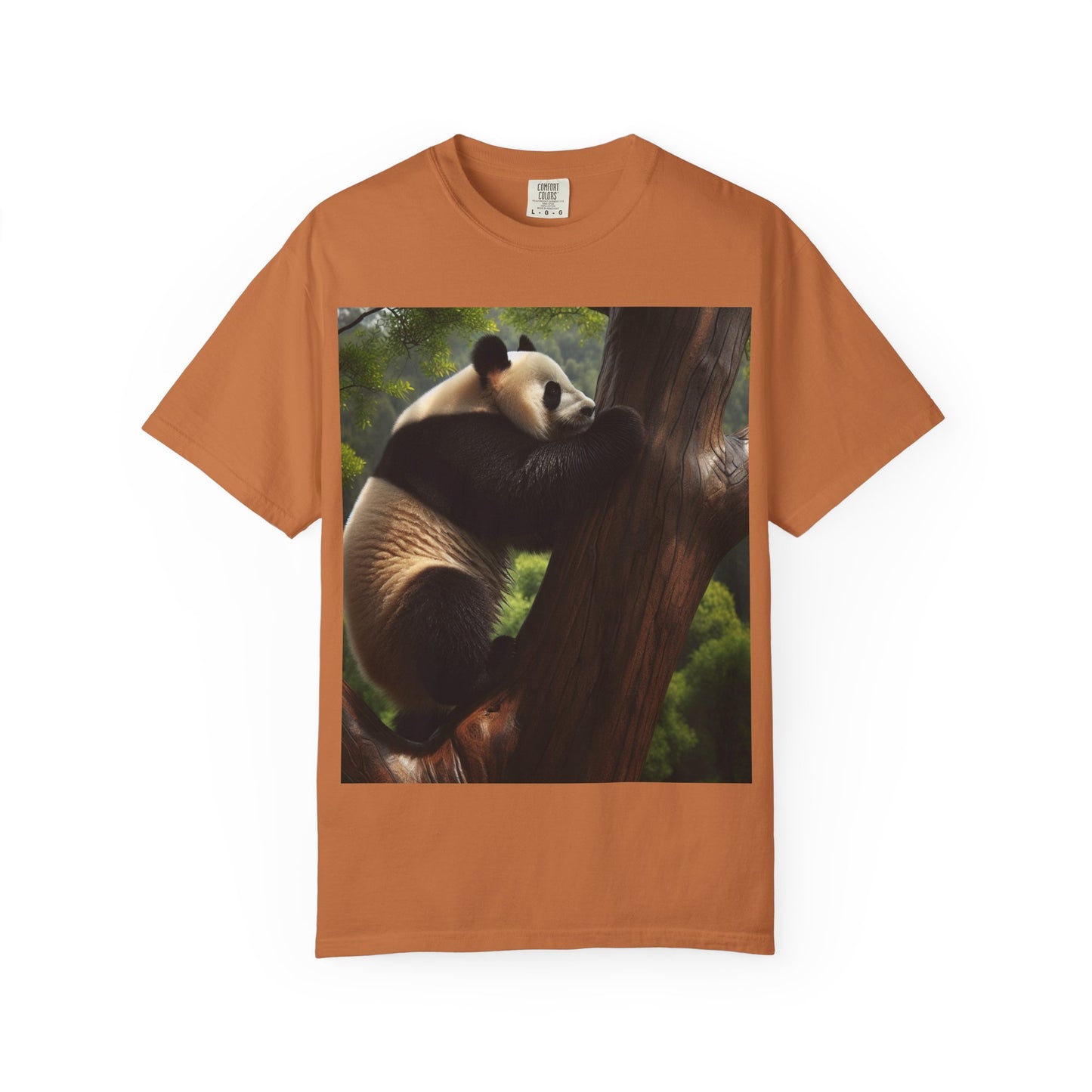Unisex Panda Climbing T-Shirt - Nature Lover Gift