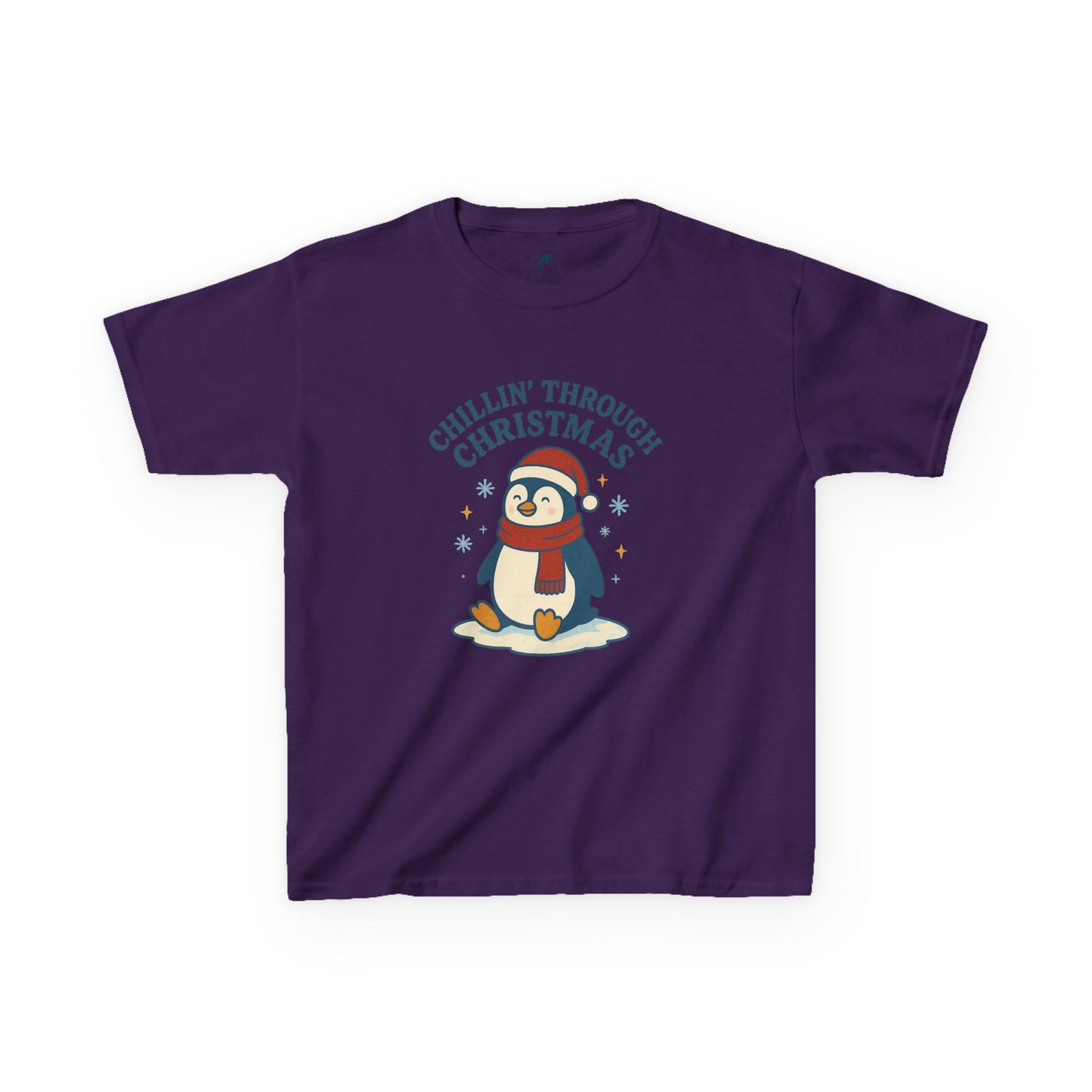 Chillin’ Through Christmas Penguin Kids Tee