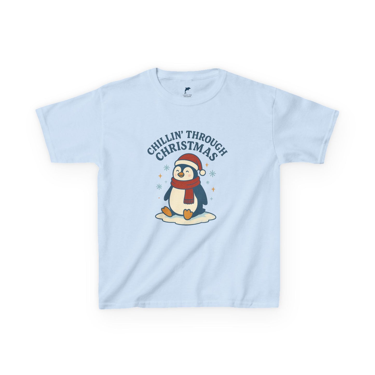 Chillin’ Through Christmas Penguin Kids Tee