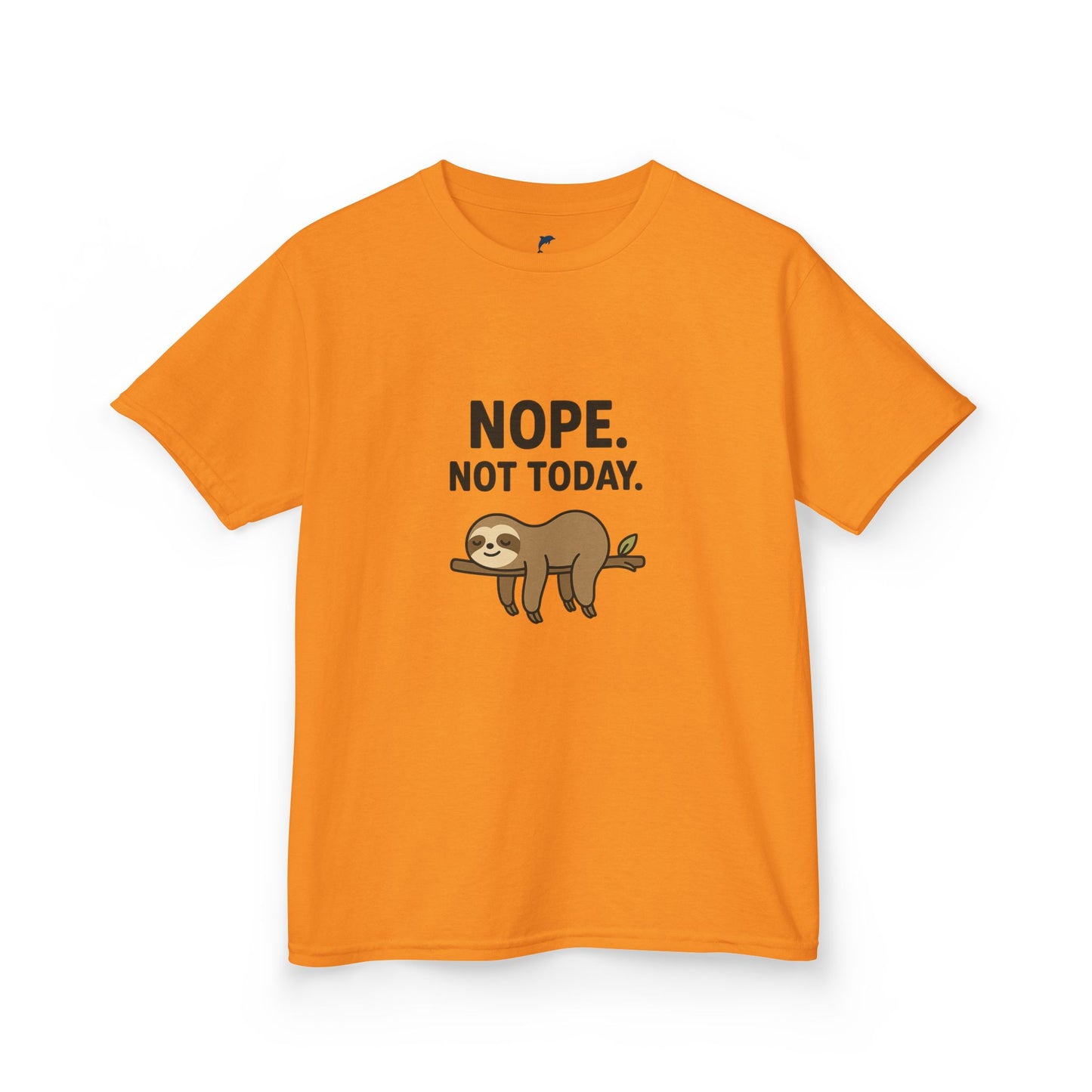Nope. Not Today.  Sloth Heavy tee for kids 🦥