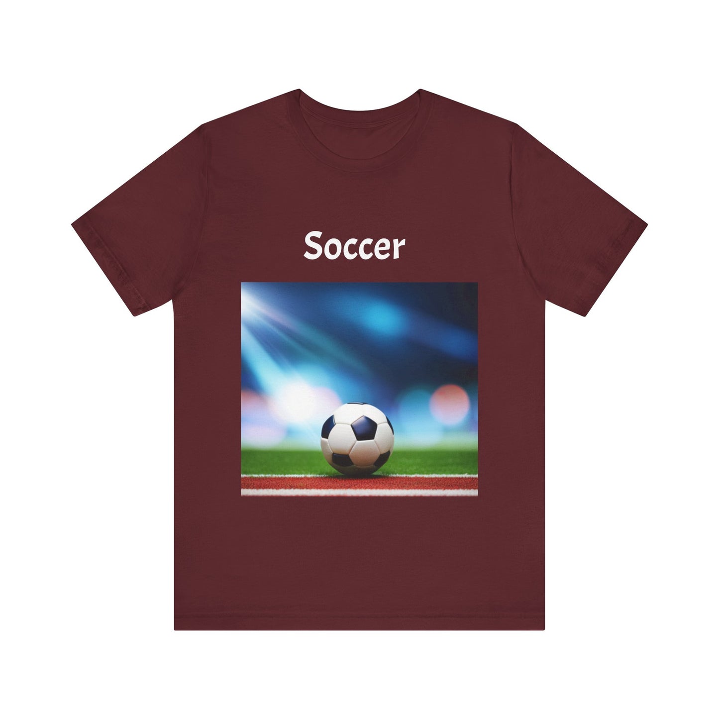 Unisex Jersey Short Sleeve Tee (Soccer Ball)