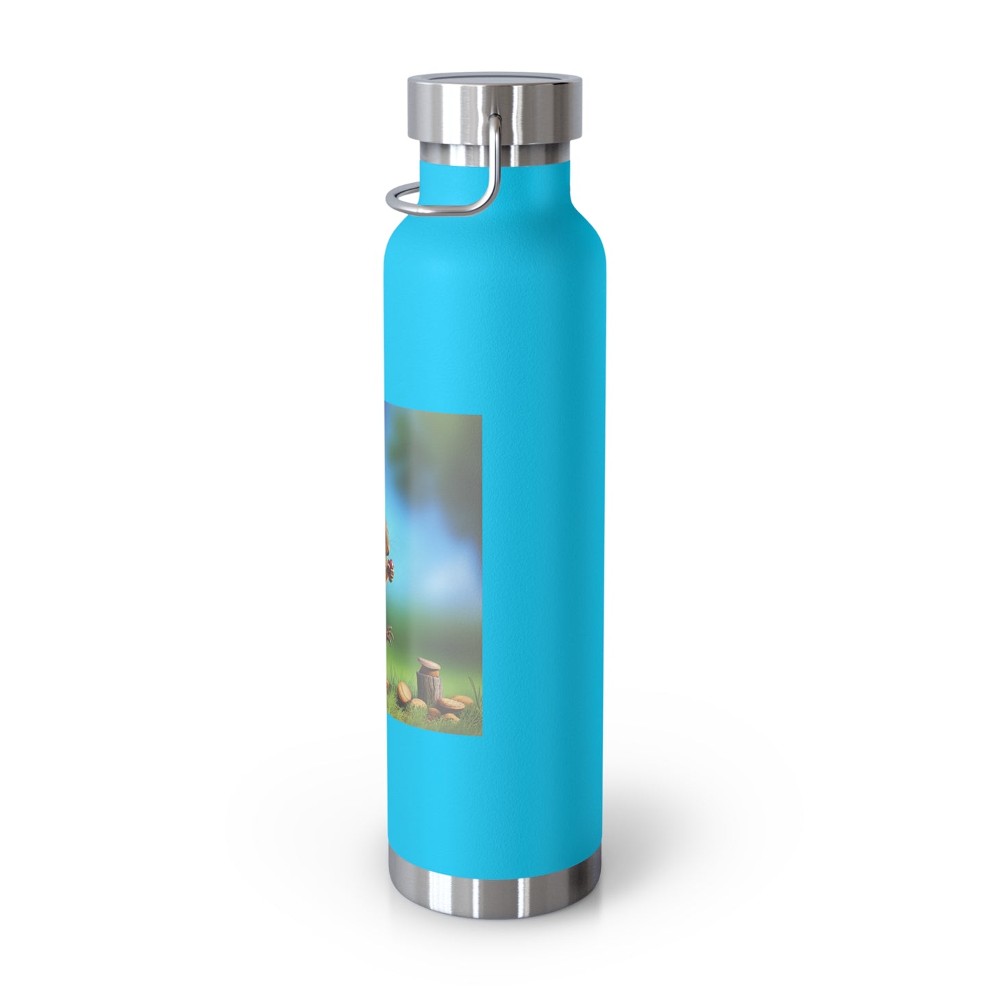 Copper Vacuum Insulated Bottle, 22oz (Squirrel)