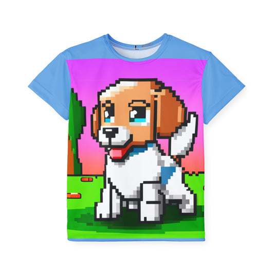 Kids Sports Jersey (AOP) (Pixel Dog)