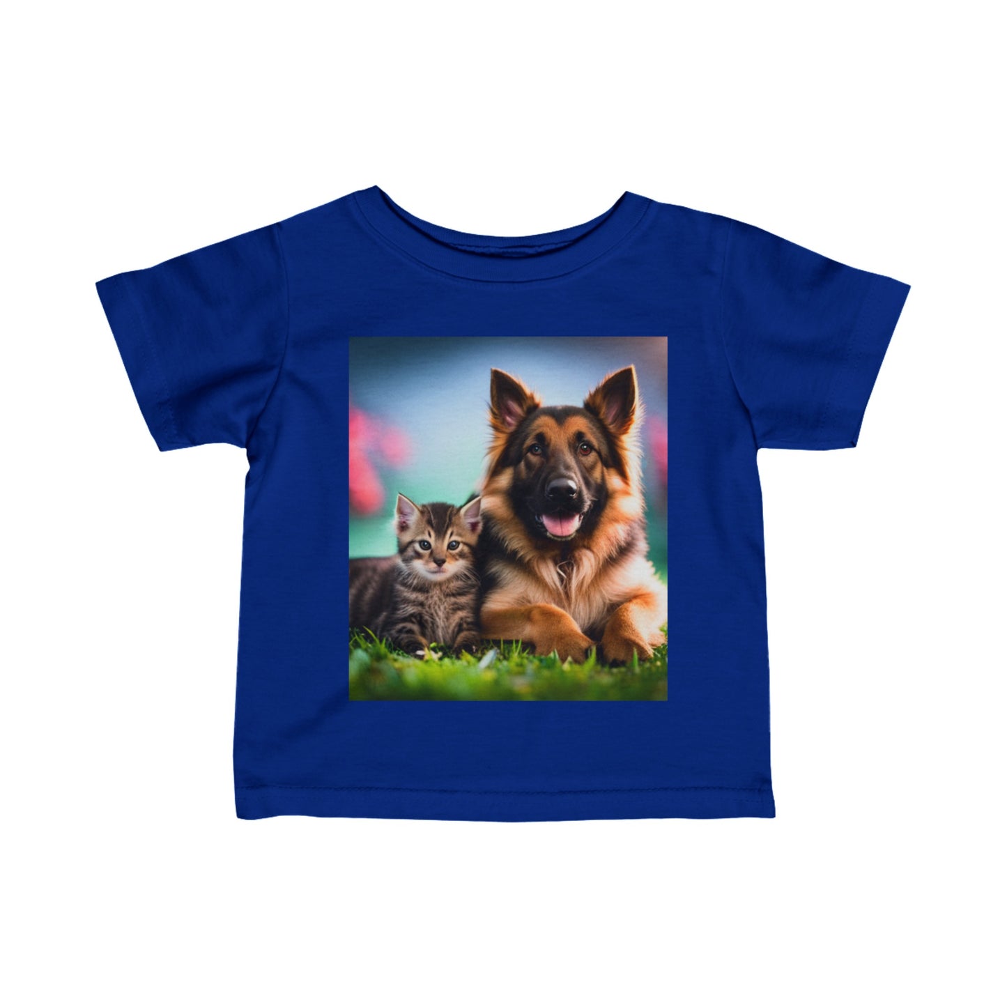 Infant Fine Jersey Tee (German Shephard)
