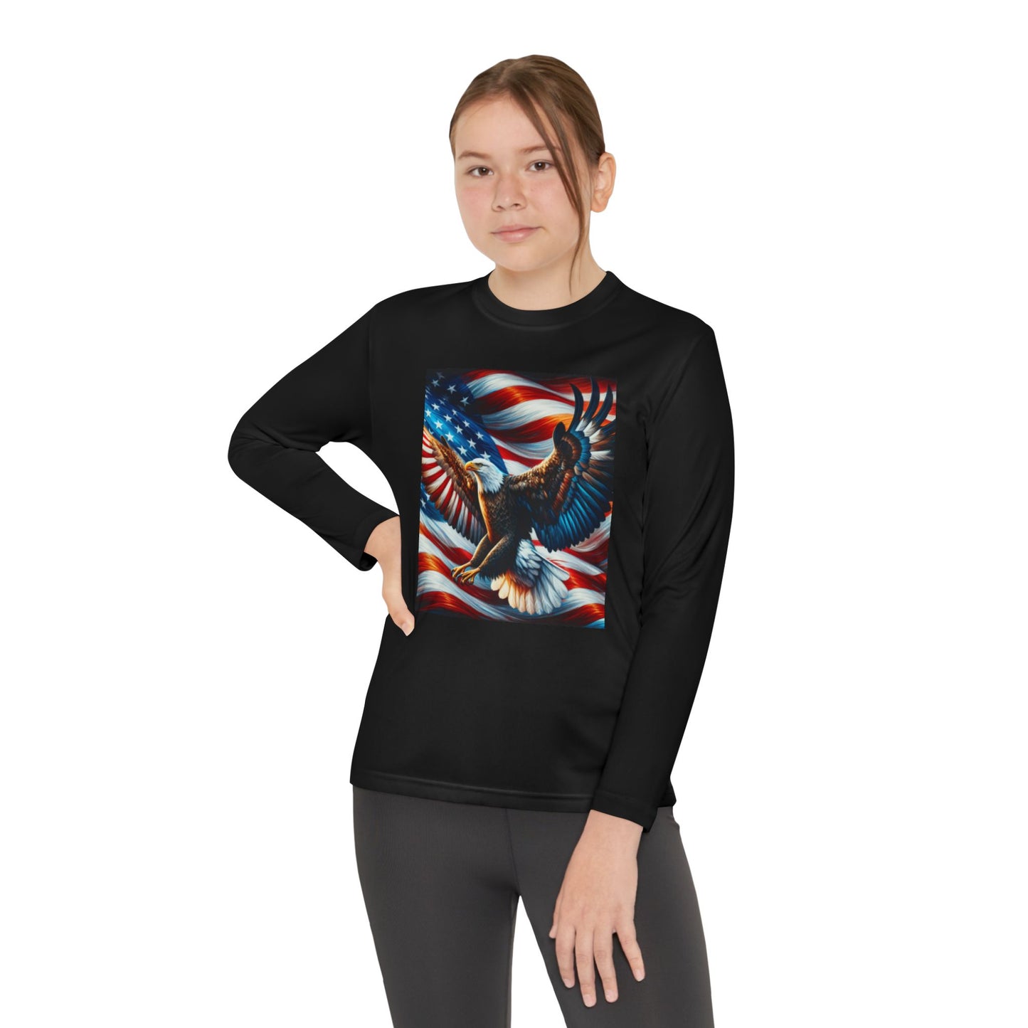 Youth Long Sleeve Competitor Tee (Eagle)