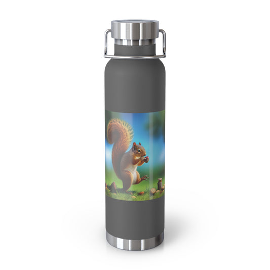 Copper Vacuum Insulated Bottle, 22oz (Squirrel)