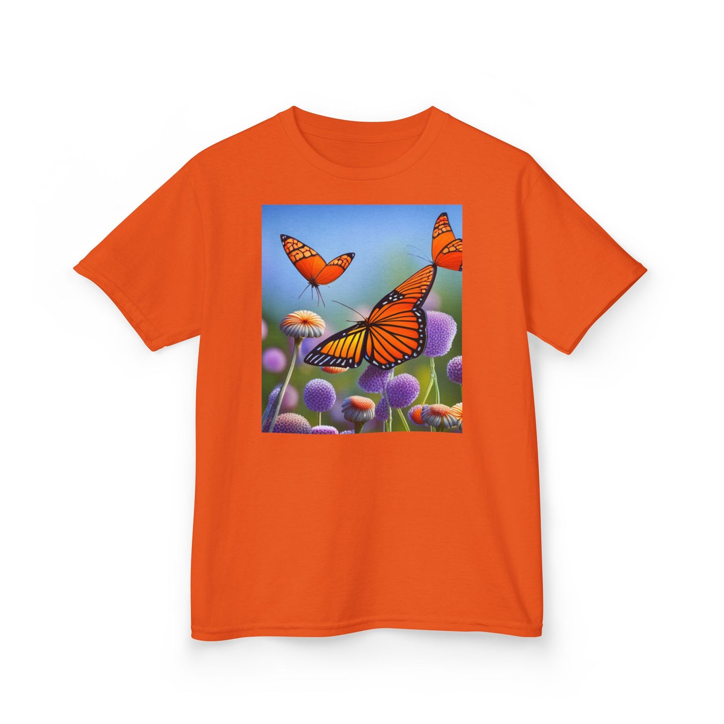Kids Heavy Cotton™ Tee (Monarch Butterfly)