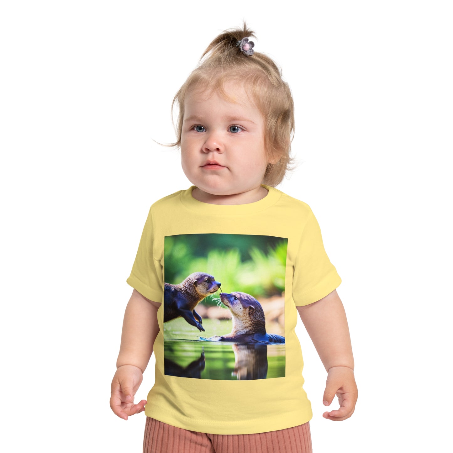 Baby Short Sleeve T-Shirt (River Otter)