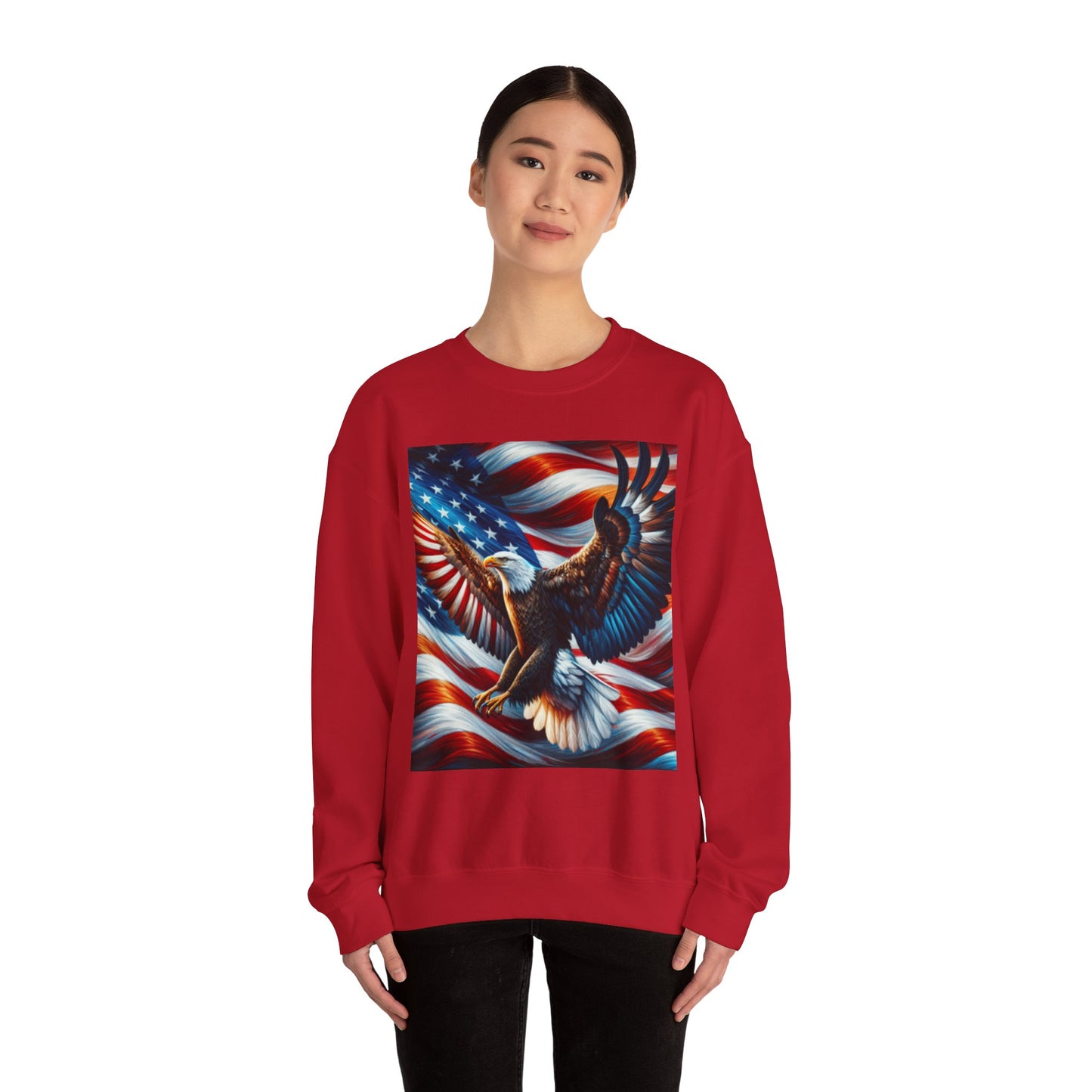 Unisex Heavy Blend™ Crewneck Sweatshirt (Eagle)