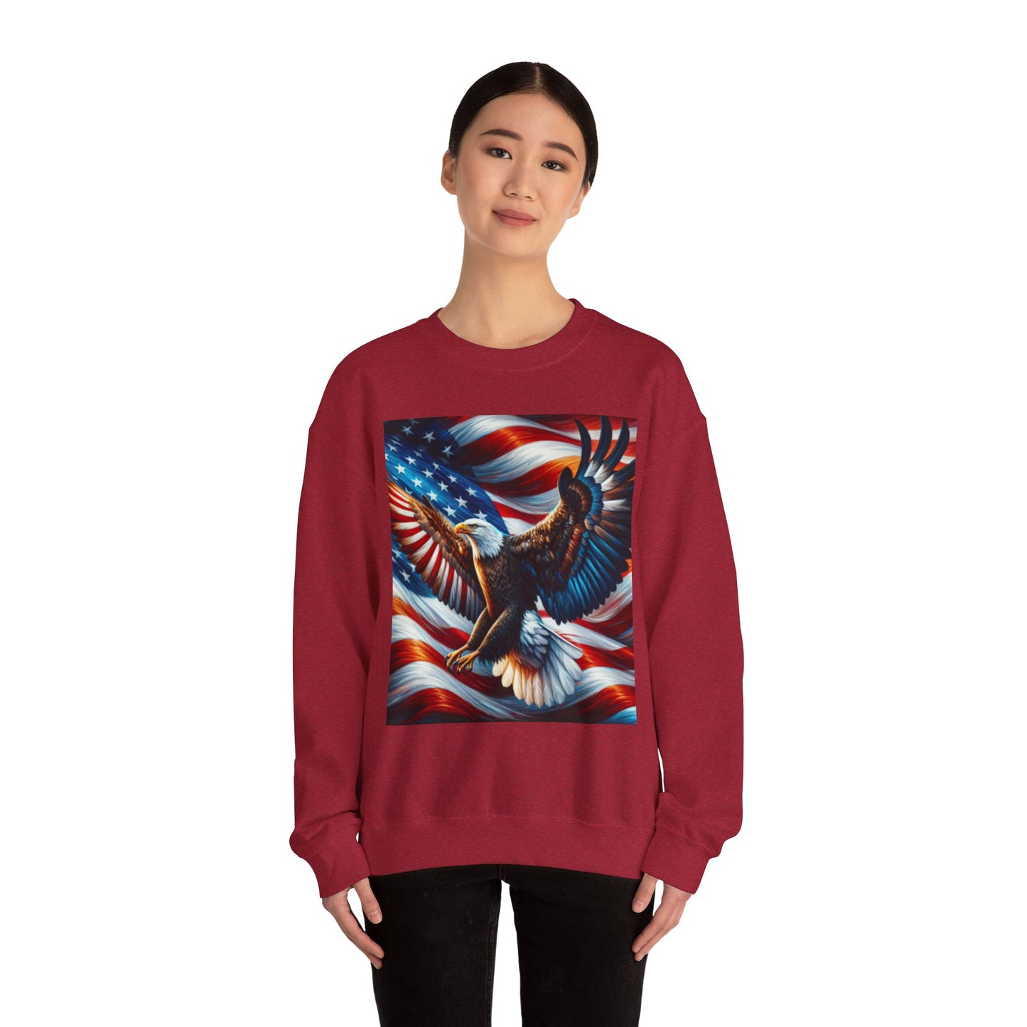 Unisex Heavy Blend™ Crewneck Sweatshirt (Eagle)