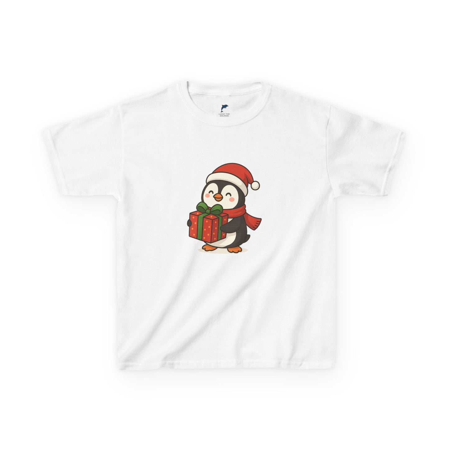 Festive Cute Penguin Tee kids