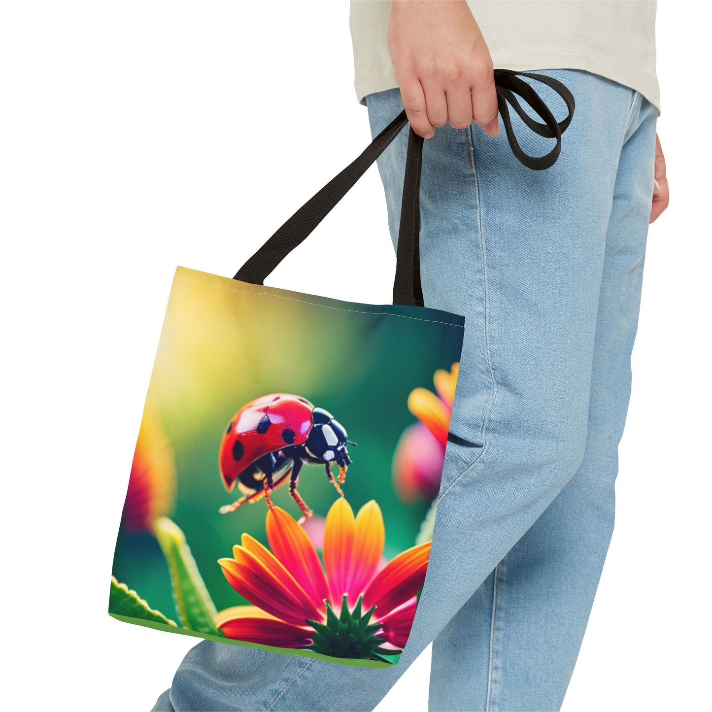 Tote Bag (AOP)(Lady bug)