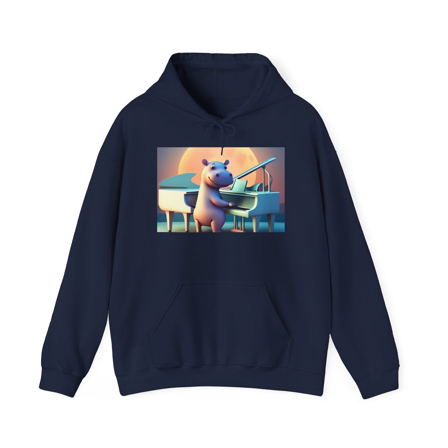 Unisex Heavy Blend™ Hooded Sweatshirt (Hippo)