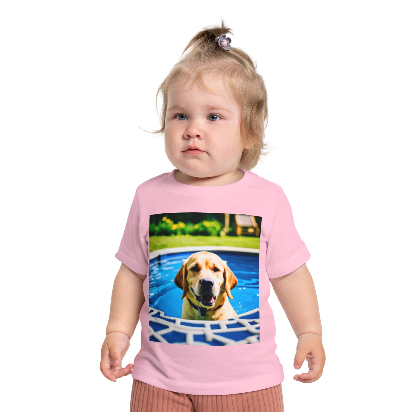 Baby Short Sleeve T-Shirt (Yellow Lab)