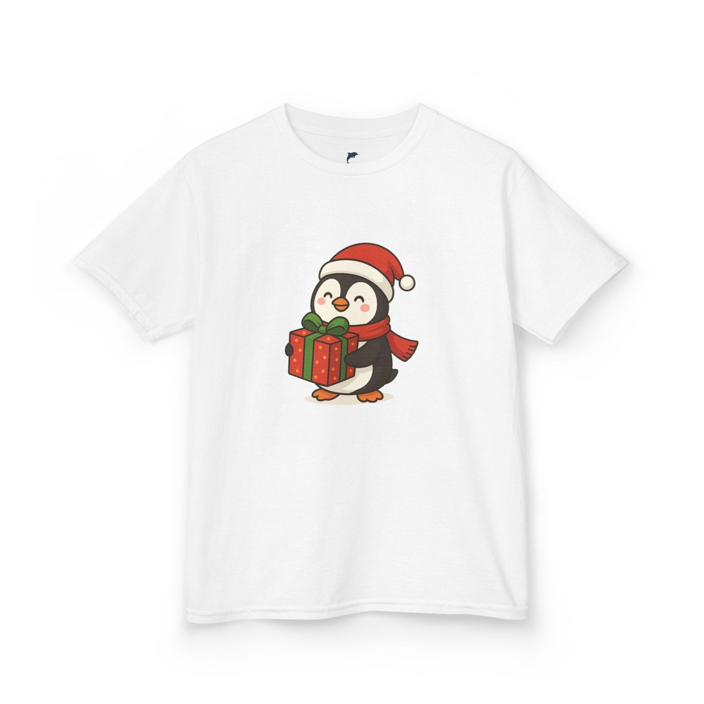 Festive Cute Penguin Tee kids
