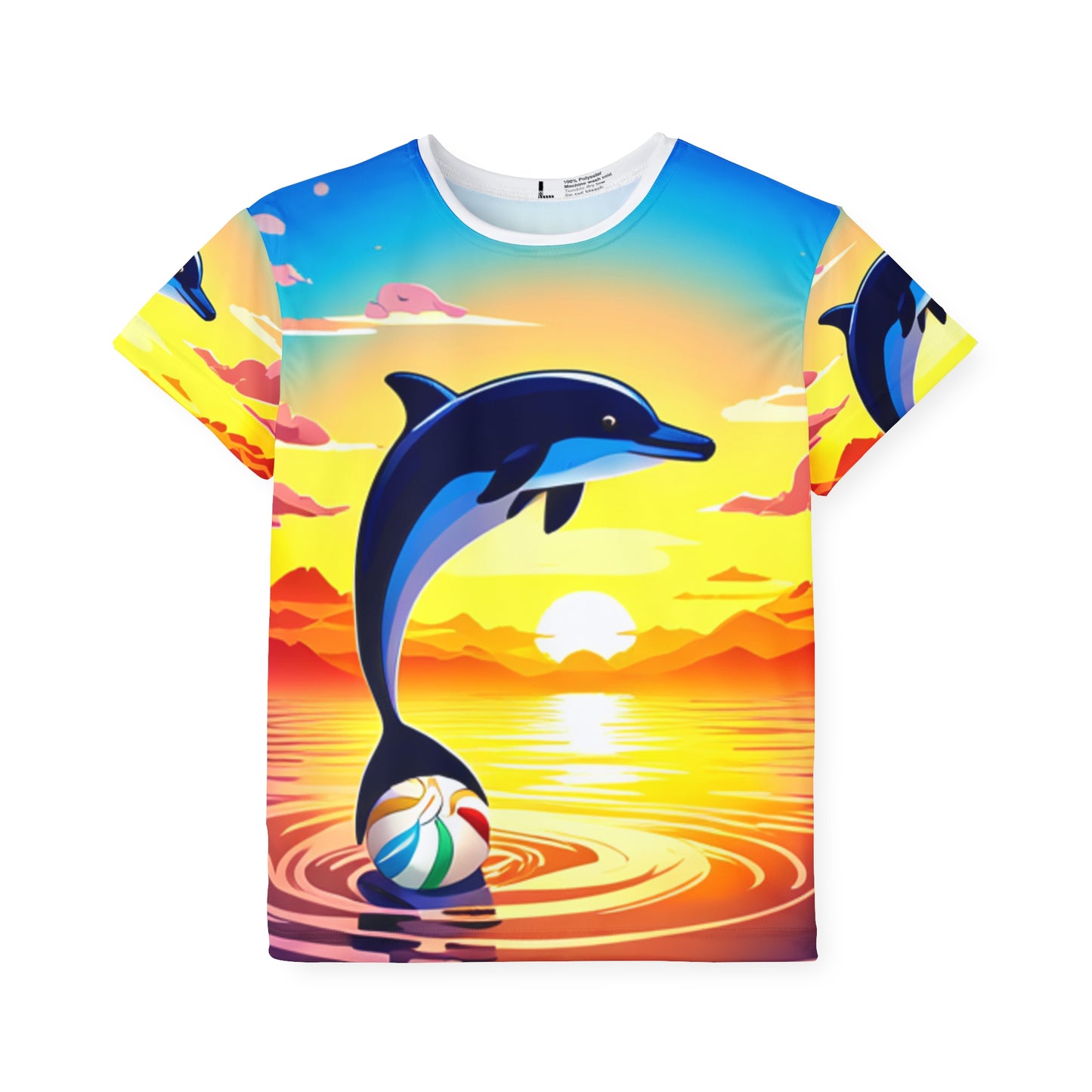 Kids Sports Jersey (AOP) (Dolphin Beach Ball)