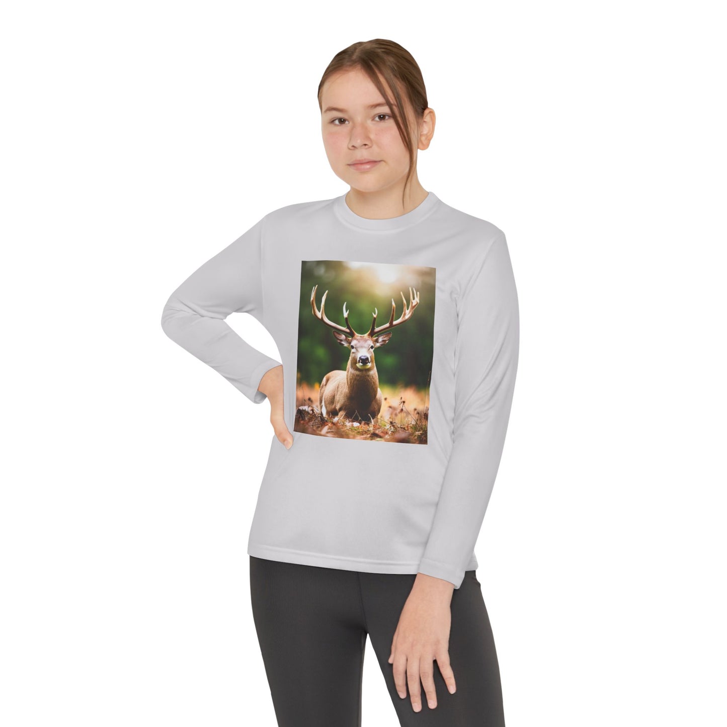 Youth Long Sleeve Competitor Tee (Deer)