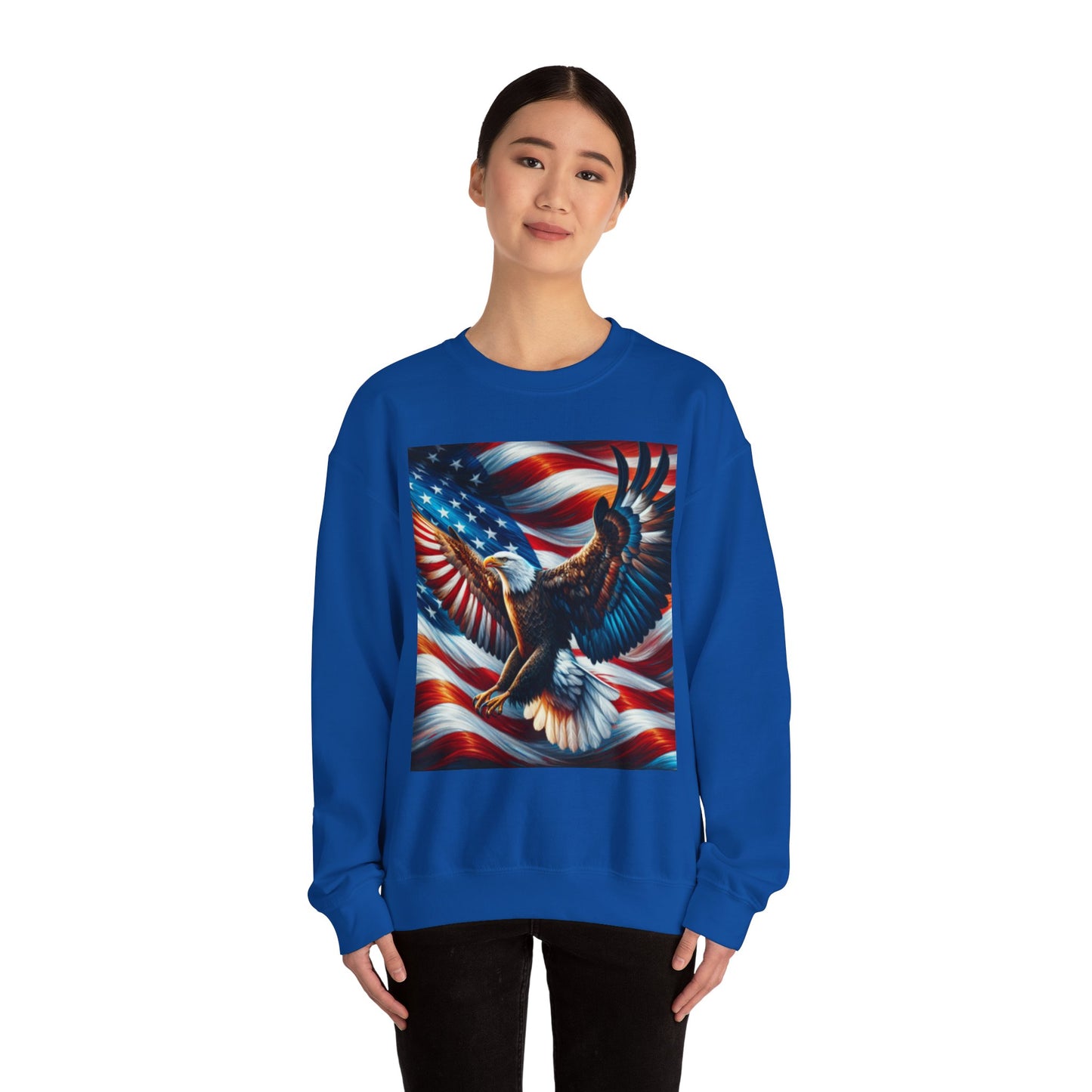 Unisex Heavy Blend™ Crewneck Sweatshirt (Eagle)