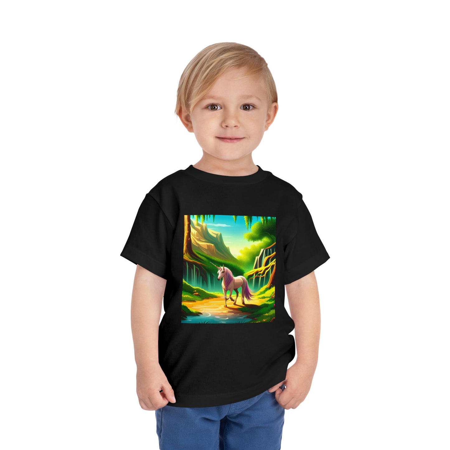 Toddler Short Sleeve Tee (Unicorn)