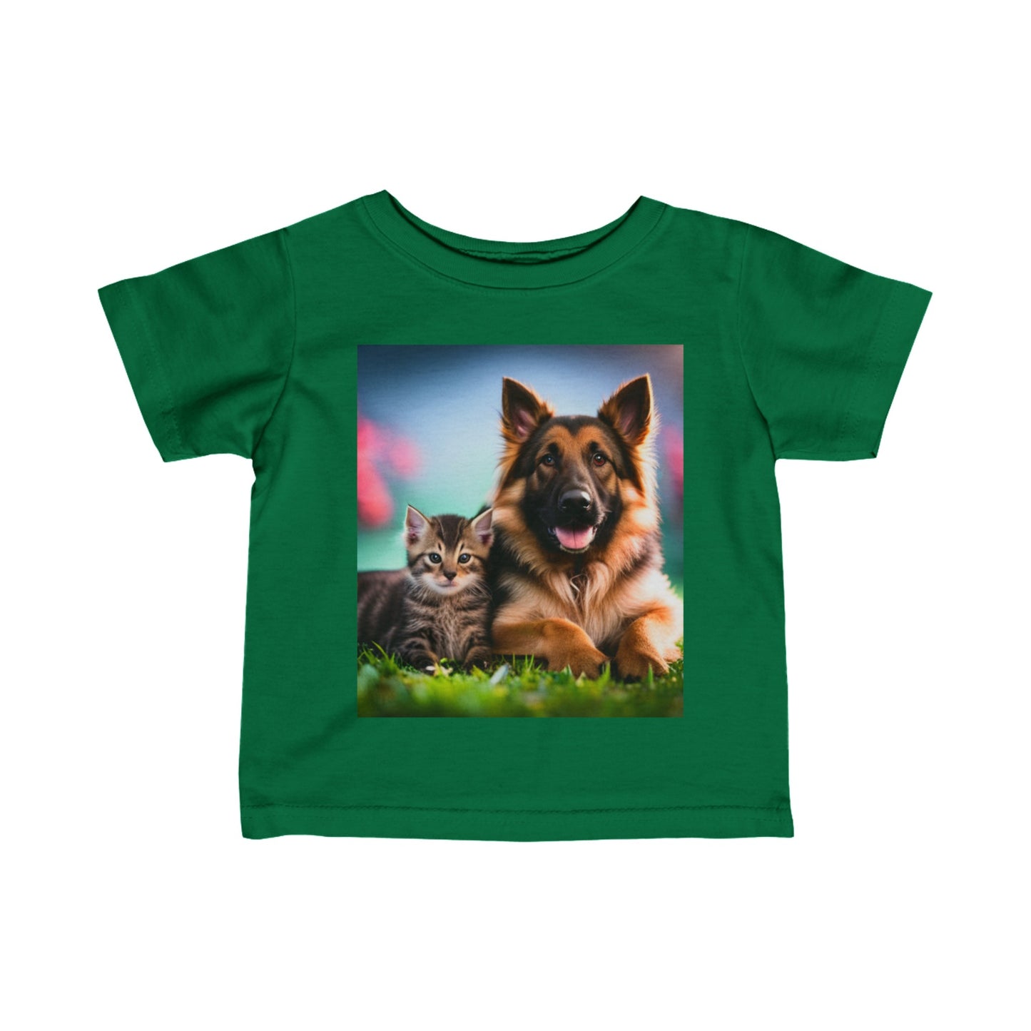 Infant Fine Jersey Tee (German Shephard)