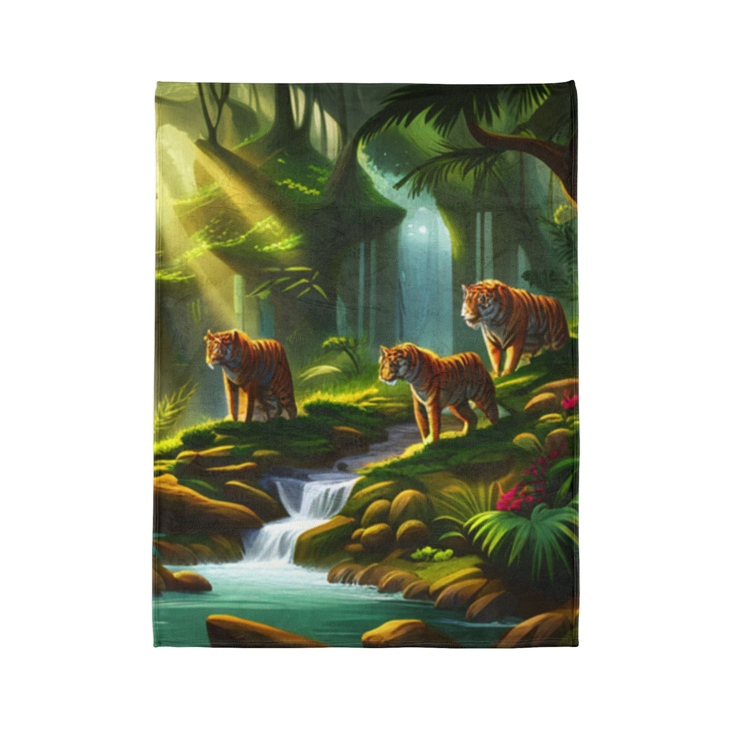Soft Polyester Blanket (Tiger)